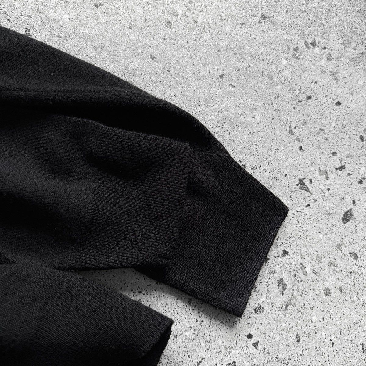 Paul & Shark Paul & Shark Mens Black Wool Polo Sweater LS Knit Jumper Size US L / EU 52-54 / 3 - 6 Thumbnail