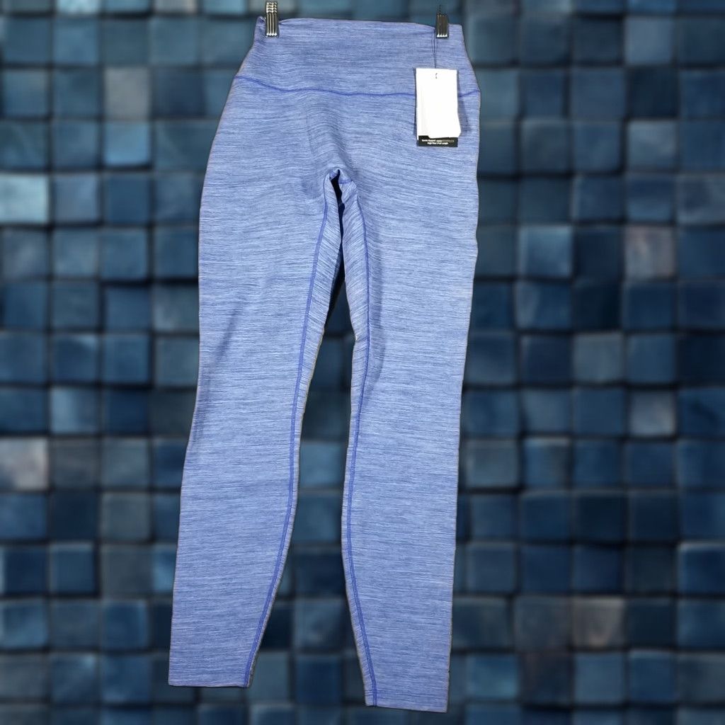 Nike Nike One Dri-FIT Leggings Womens Medium Blue High Rise Full Length Yoga Pants Size 32" / US 10 / IT 46 - 1 Thumbnail
