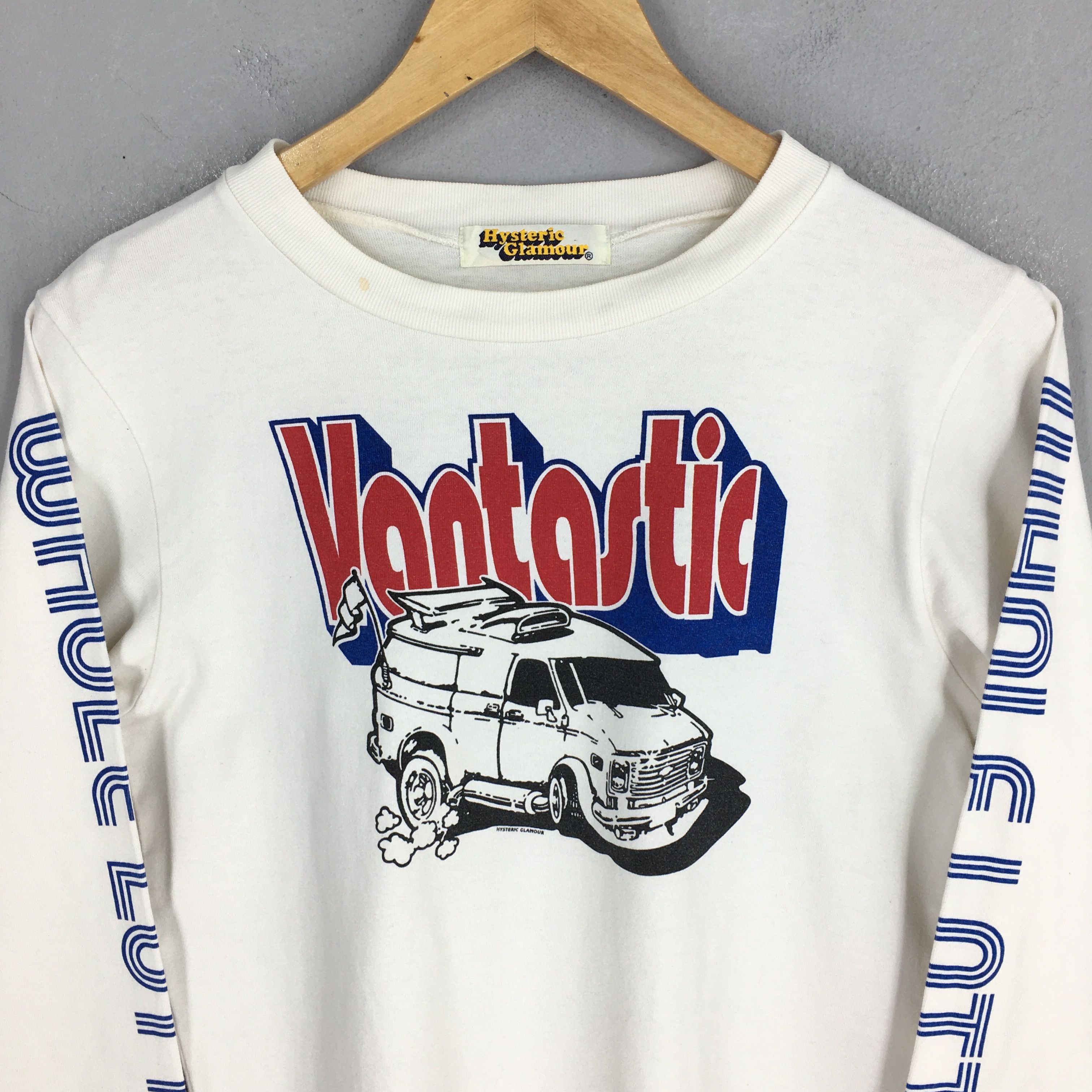 Hysteric Glamour × Vintage Hysteric Glamour Vantastic White Longsleeve Tshirt Small Size US S / EU 44-46 / 1 - 2 Thumbnail
