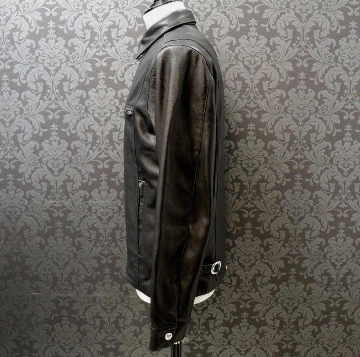 Chrome Hearts Chrome Hearts Single Zip Leather Rider's Jacket Size US M / EU 48-50 / 2 - 4 Thumbnail