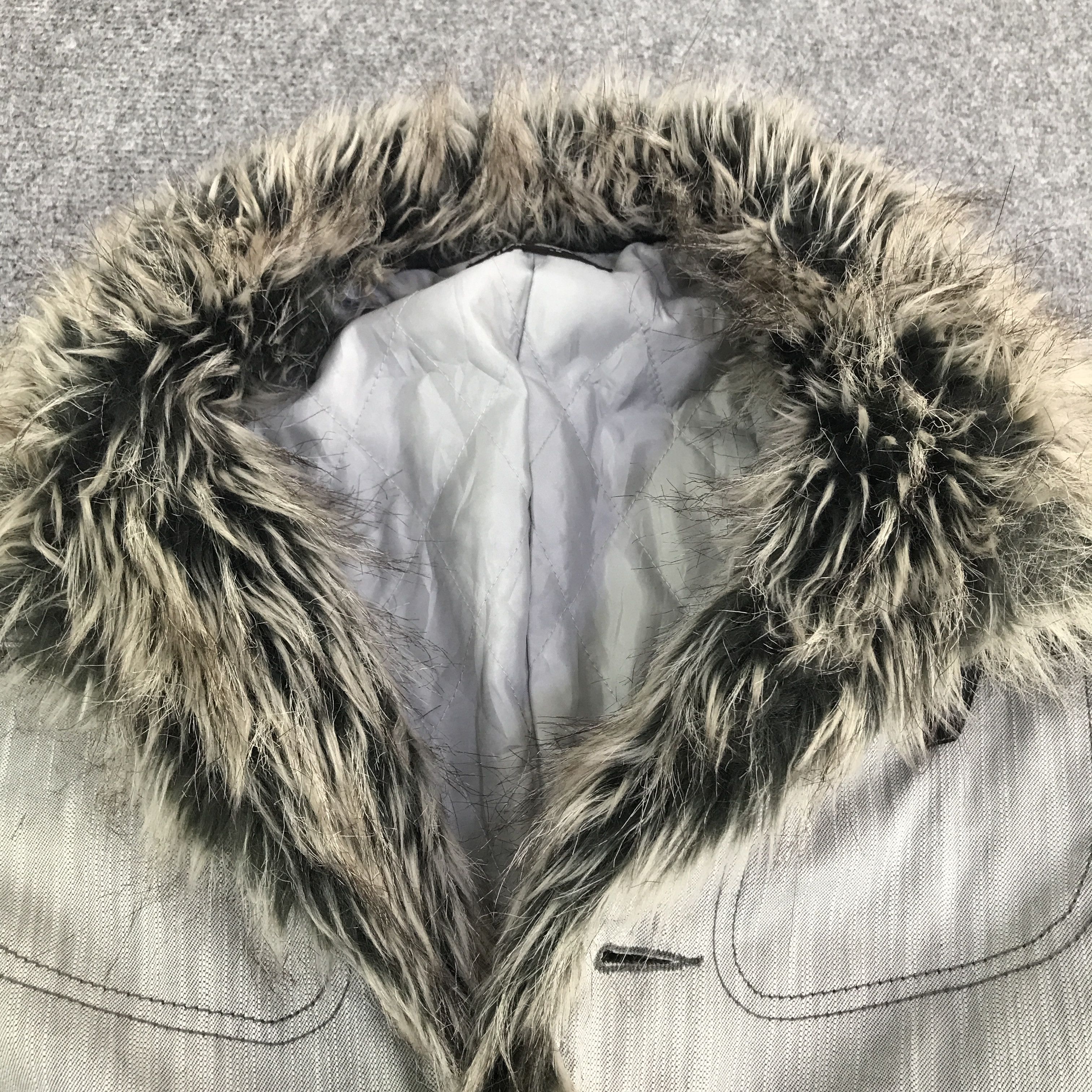HIDEAWAYS hideways nicole denim fur colour jacket K115B6 Size US M / EU 48-50 / 2 - 5 Thumbnail