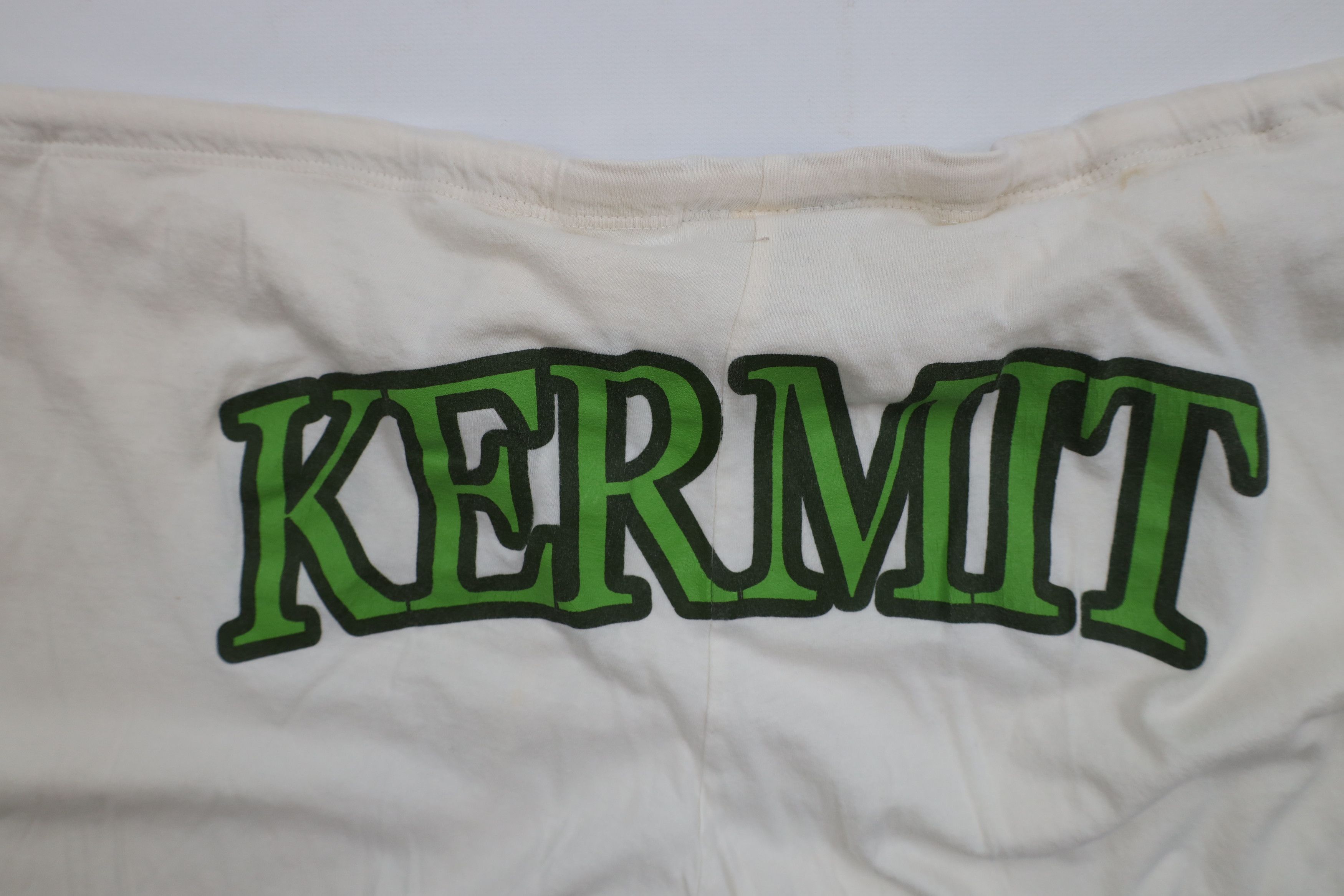 Vintage Vintage Y2K 2002 Muppets Kermit the Frog Wide Leg Pants Size 42" / US 20 - 14 Thumbnail