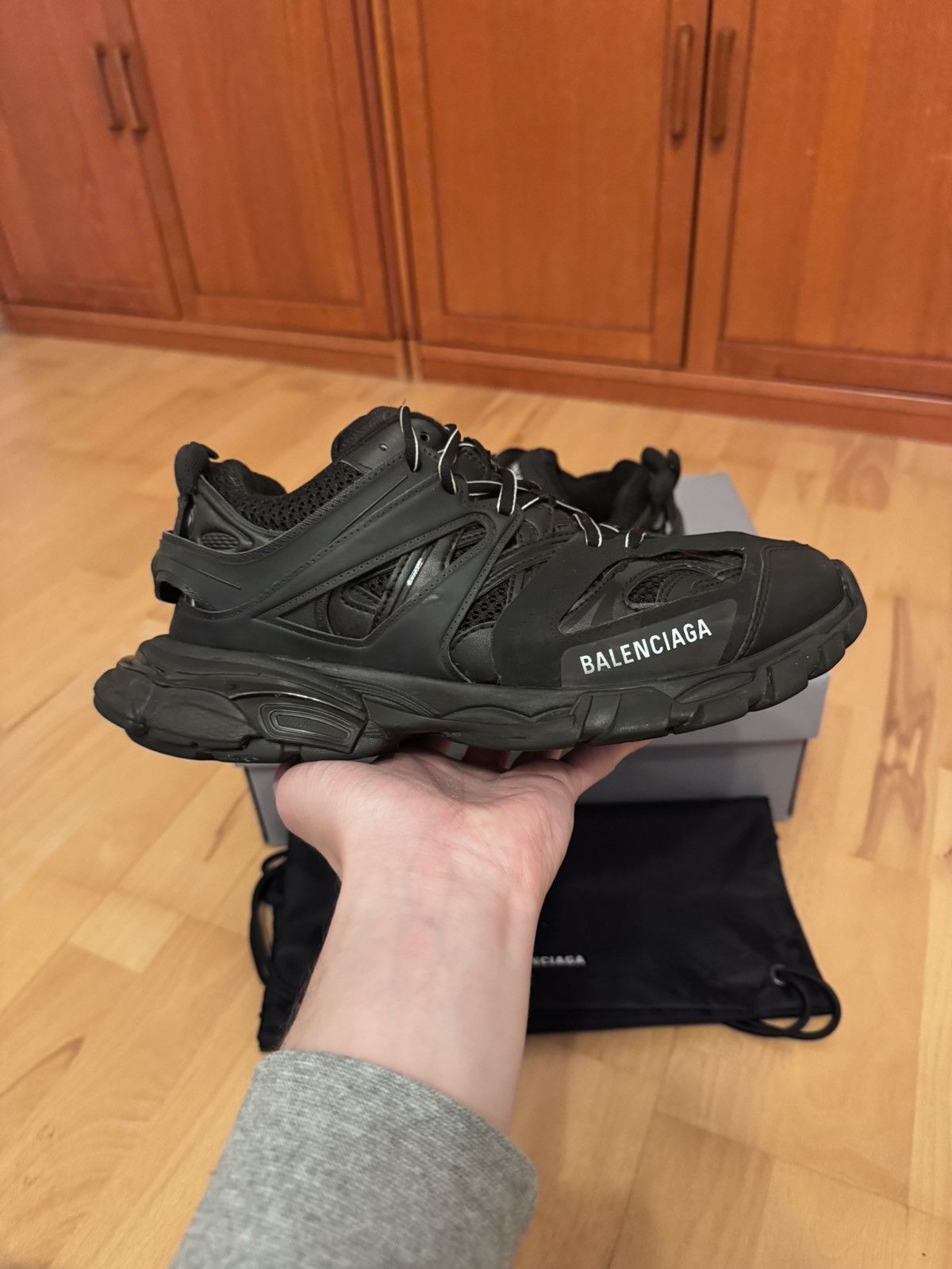 Balenciaga Balenciaga Track Triple Black Size US 8 / EU 41 - 3 Thumbnail