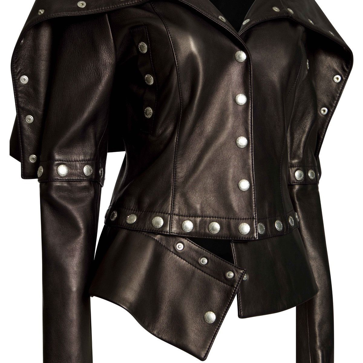 Dolce & Gabbana 2003 snap leather jacket Size M / US 6-8 / IT 42-44 - 5 Thumbnail