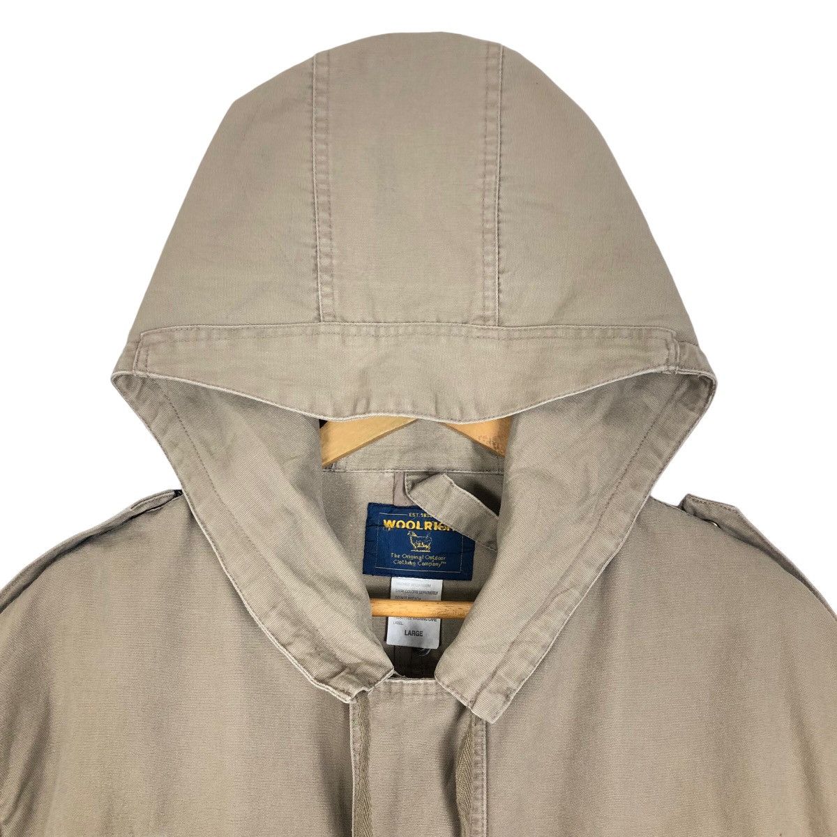 Woolrich Woolen Mills Vintage Woolrich Fishtail Hooded Parka M65 Light Jacket Size US L / EU 52-54 / 3 - 8 Thumbnail