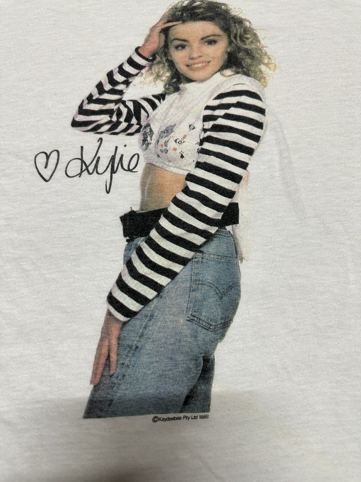 Rap Tees Vintage 90s Kylie Minogue Poster throwback tee Size US M / EU 48-50 / 2 - 6 Thumbnail
