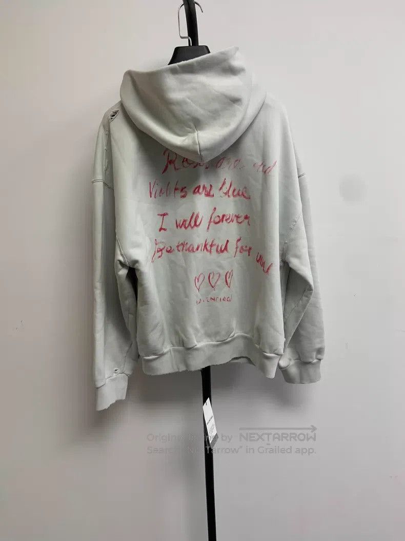 Balenciaga Balenciaga Plain long-sleeve letter sweatshirt white Size US S / EU 44-46 / 1 - 2 Thumbnail