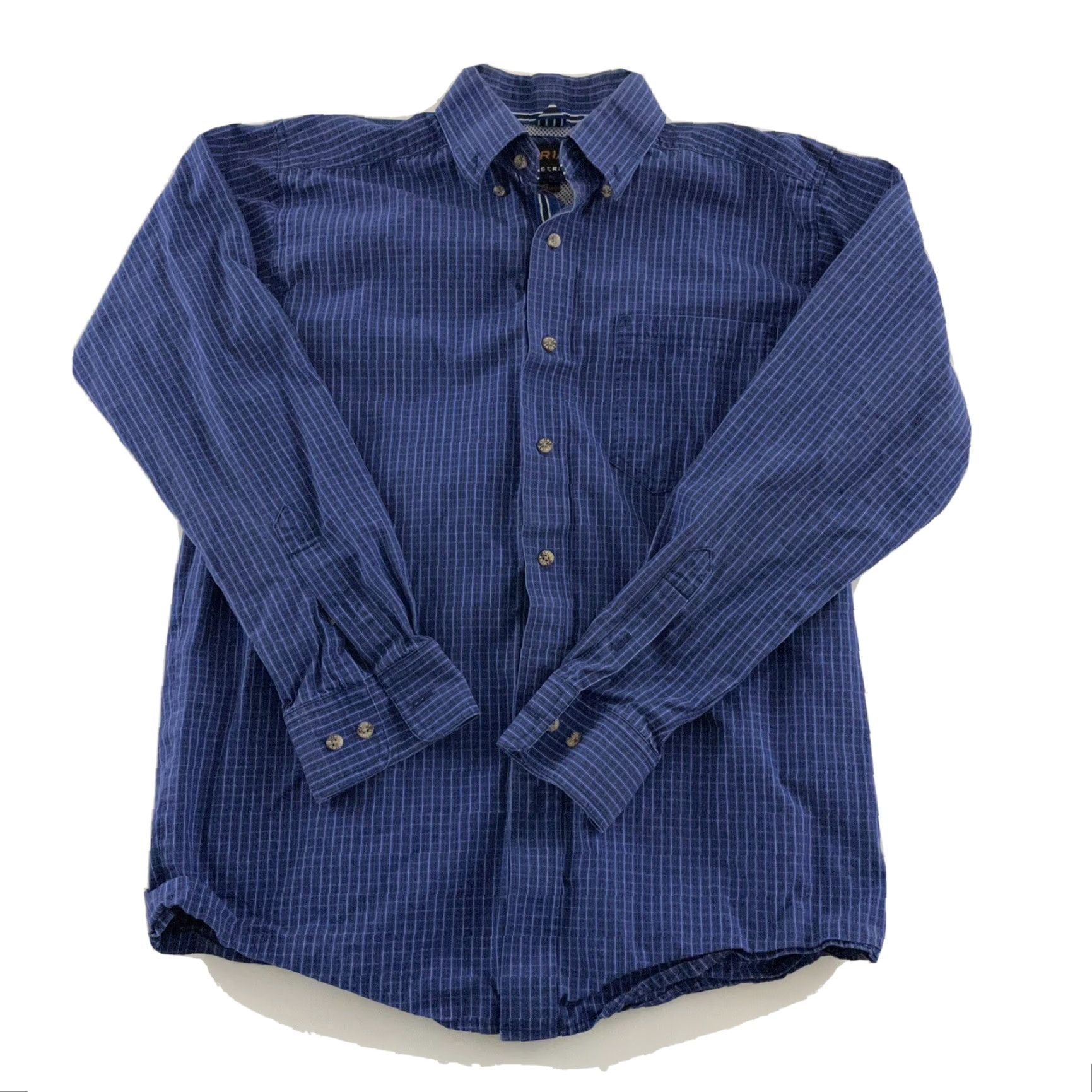 Ariat Ariat Pro Series Plaid Long Sleeve Button-Up Shirt Men's S Blue Size US S / EU 44-46 / 1 - 2 Thumbnail