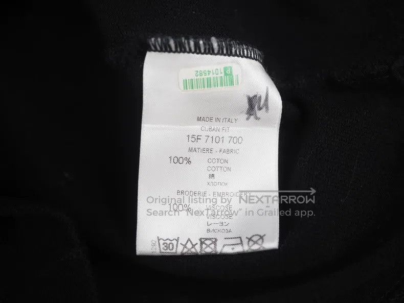 Givenchy Givenchy Black Embroidered Dog Head Short Sleeve Size US XS / EU 42 / 0 - 6 Thumbnail