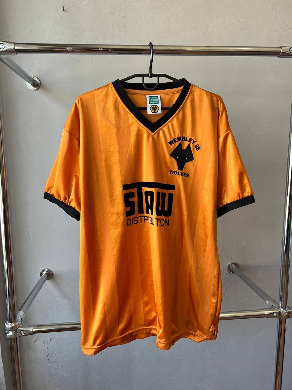 Sports Specialties 1988 WOLVERHAMPTON RETRO REMAKE SOCCER JERSEY FOOTBALL SHIRT Size US L / EU 52-54 / 3 - 5 Thumbnail