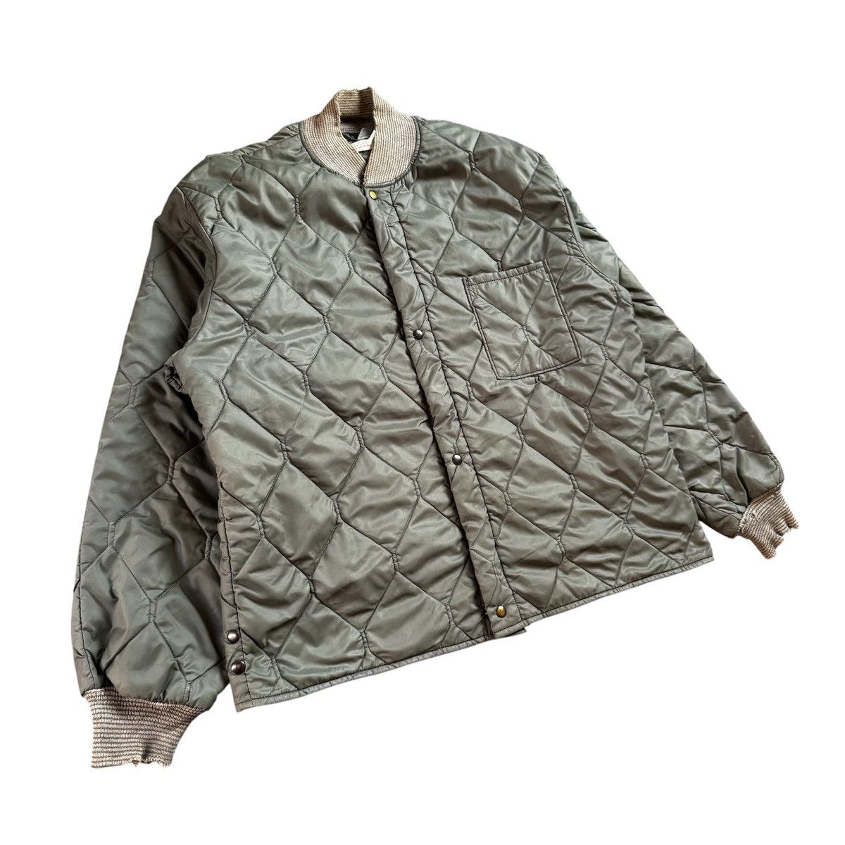 Vintage VTG 1964 US Air Force CWU-9/P Quilted Flying Jacket Liner Size US L / EU 52-54 / 3 - 3 Thumbnail