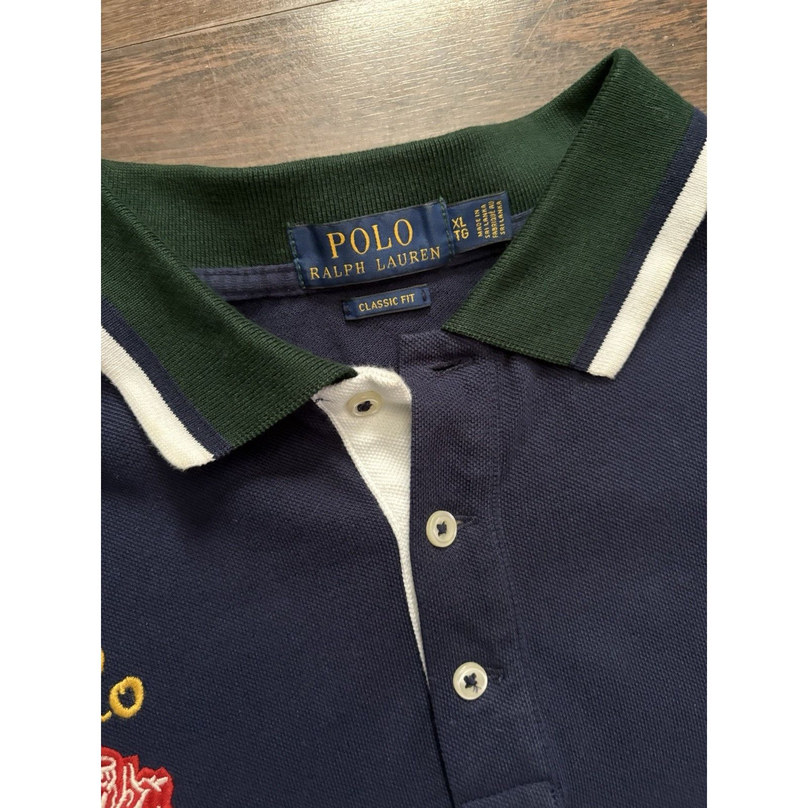 Polo Ralph Lauren Polo Ralph Lauren Crest Big Pony Classic-Fit Flag Crest Shrt Size US XL / EU 56 / 4 - 4 Thumbnail