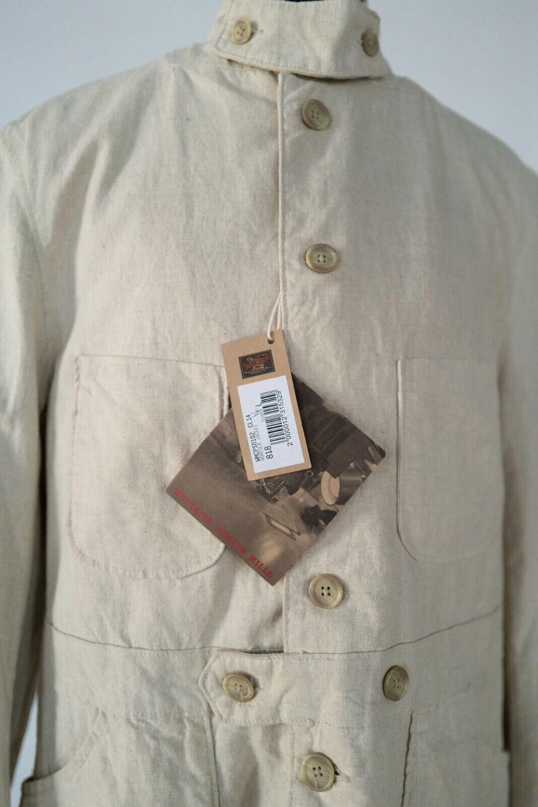 Woolrich Woolen Mills Woolrich Ivory Linen Hunting Jacket Sz. L Size US L / EU 52-54 / 3 - 4 Thumbnail