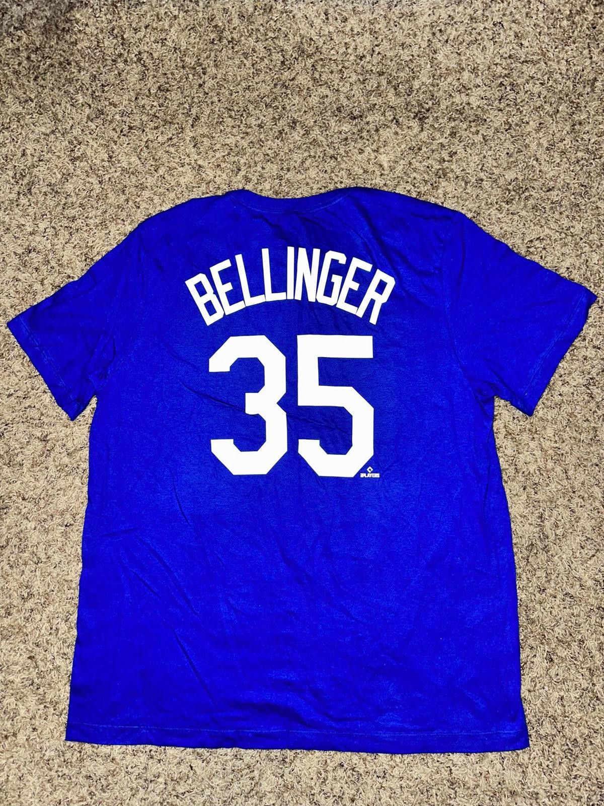 Nike MLB Los Angeles Dodgers City Connect (Cody Bellinger) Men's T-Shirt Size US XL / EU 56 / 4 - 5 Thumbnail