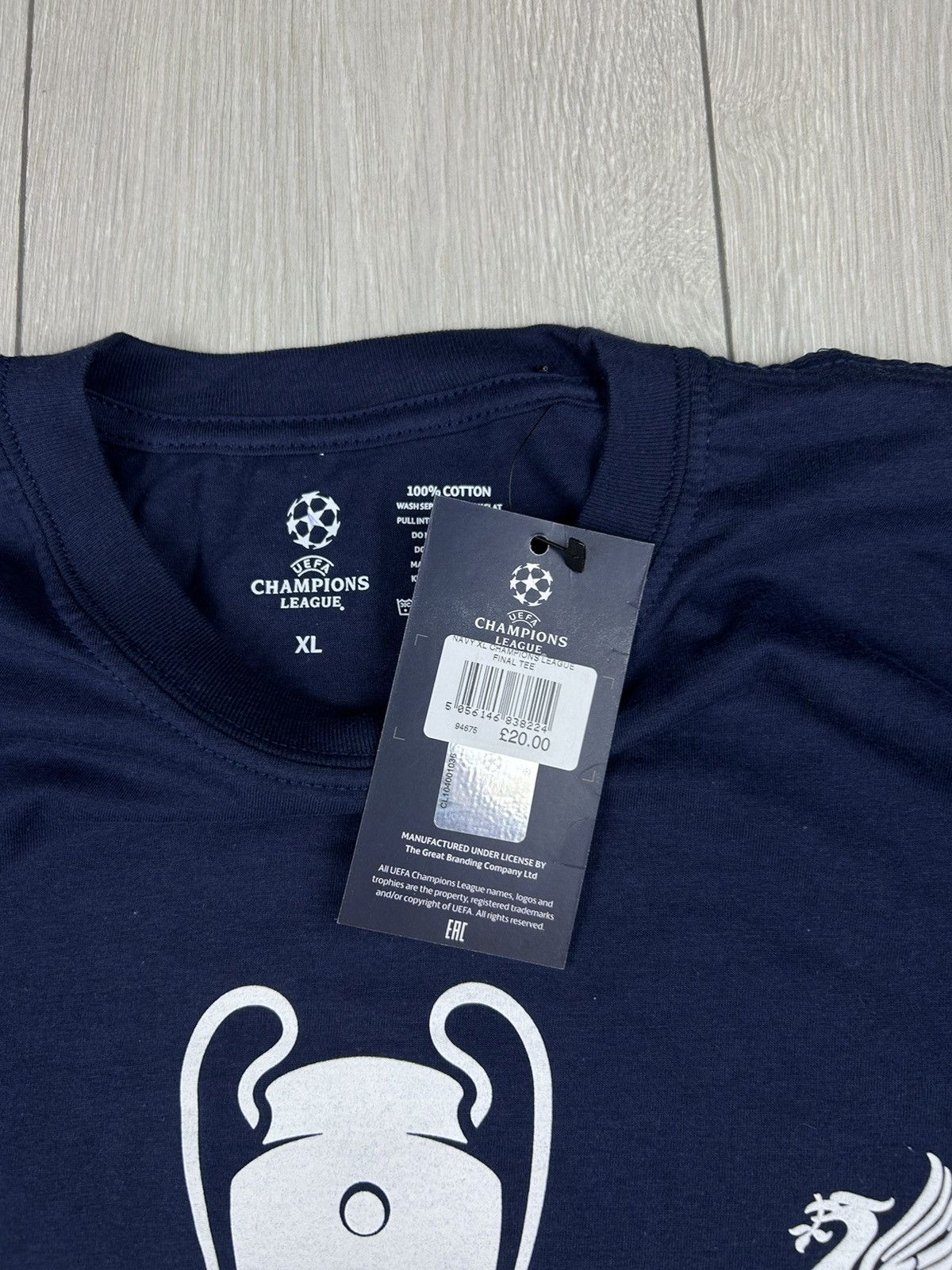 UEFA UEFA Madrid Final 2019 Men’s T shirt Size XL Navy Size US XL / EU 56 / 4 - 4 Thumbnail