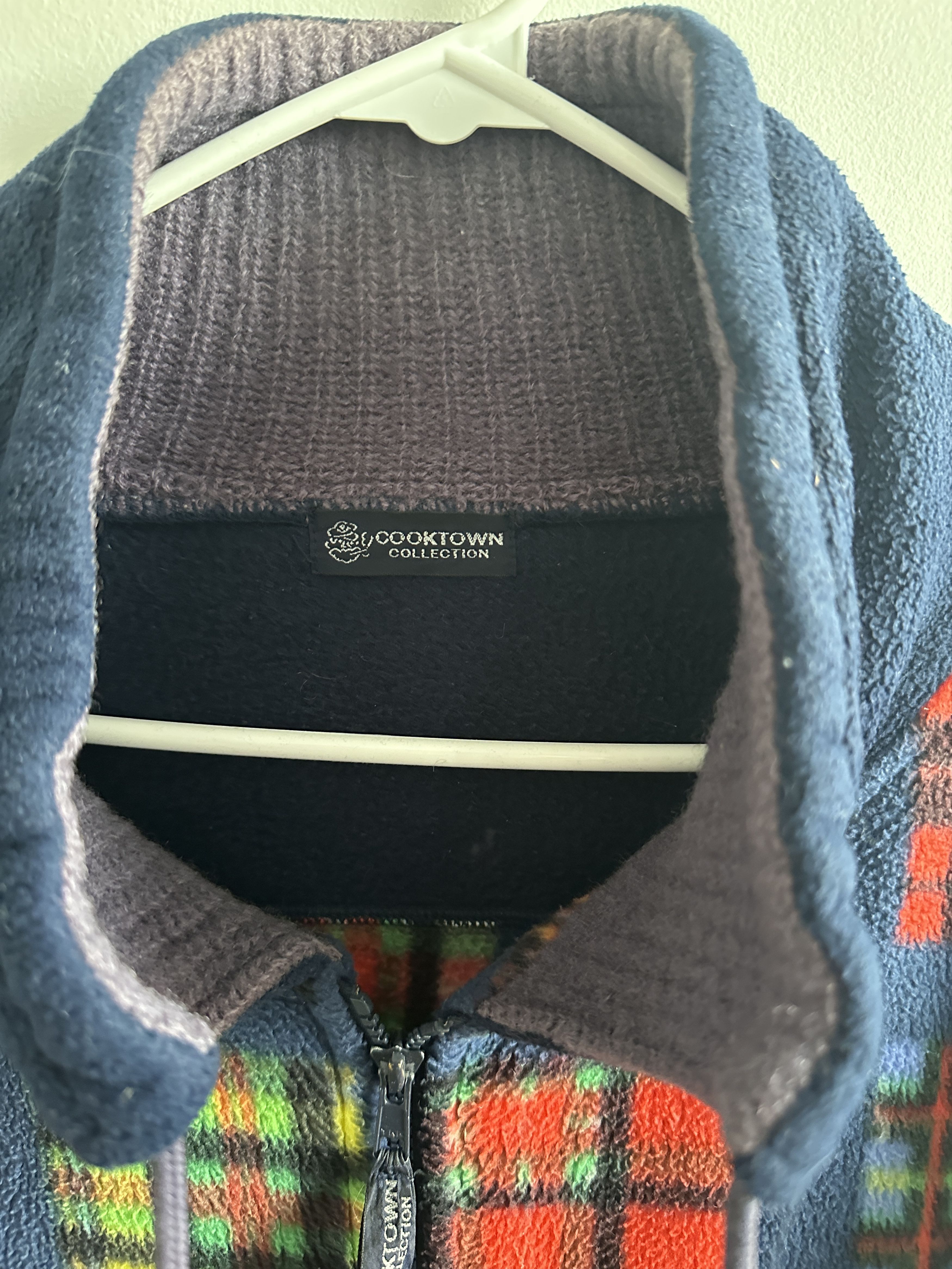 Japanese Brand × Vintage Cooktown Collection Checkered Fleece Zip-Up Size US XL / EU 56 / 4 - 4 Thumbnail