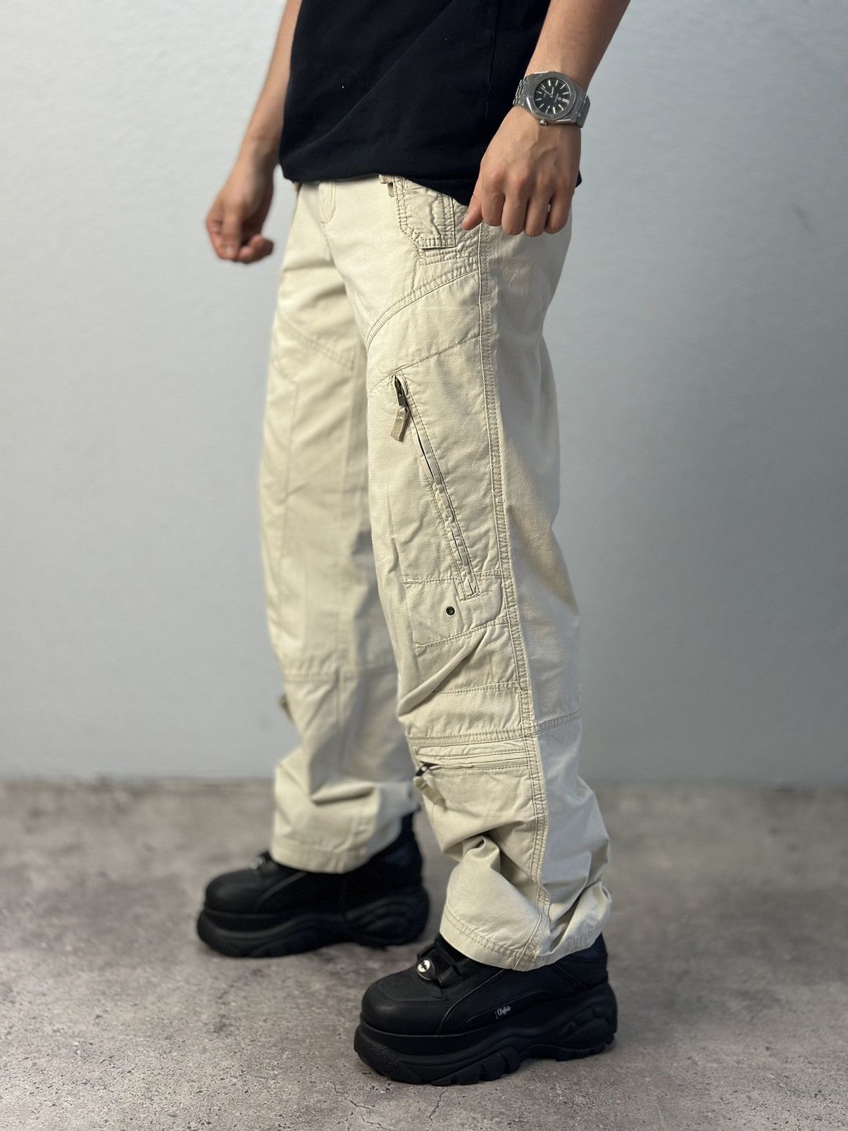 Armani Vintage Bontage G-star Pants Baggy Japan Tornado mart Cargo Size US 32 / EU 48 - 3 Thumbnail
