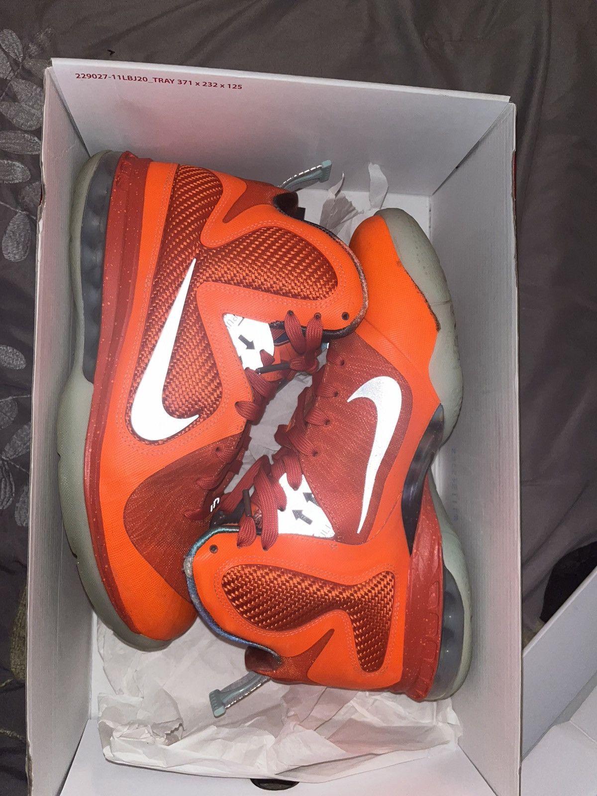 Nike Lebron 9 ‘Big Bang’ 2022 Size US 9 / EU 42 - 1 Thumbnail