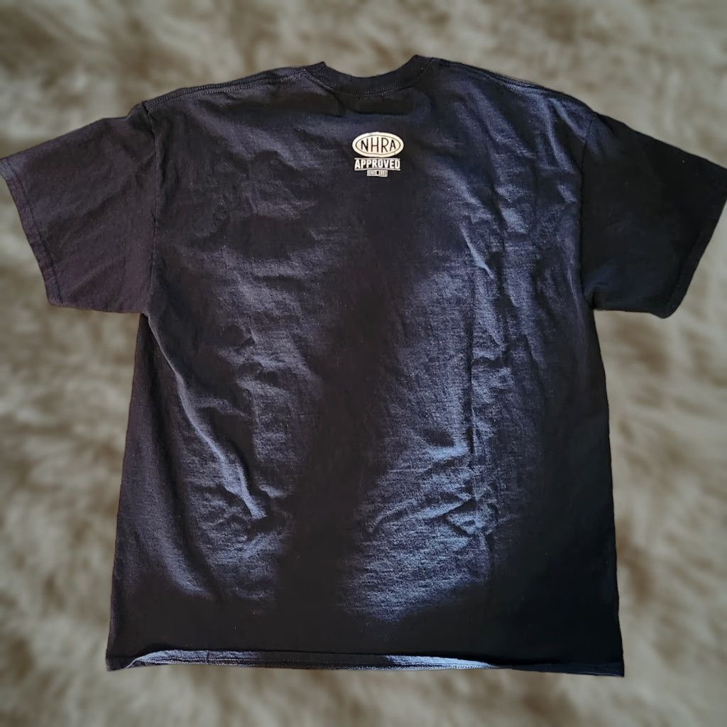 Speedo NHRA T Shirt Member Safety Speed Black Graphic Size XL Hot Rod Drag Racing Size US XL / EU 56 / 4 - 1 Thumbnail