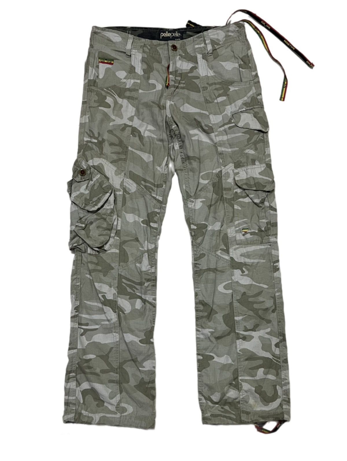 Pelle Pelle PELLE PELLE Soljah Rare Design Camo Cargo Pant Size US 32 / EU 48 - 1 Thumbnail