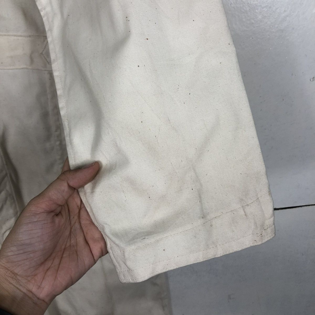 Vintage 🔥VINTAGE WORKER COVERALL NISSAN MOTOR OKAYAMA BIG LOGO Size US 36 / EU 52 - 13 Thumbnail