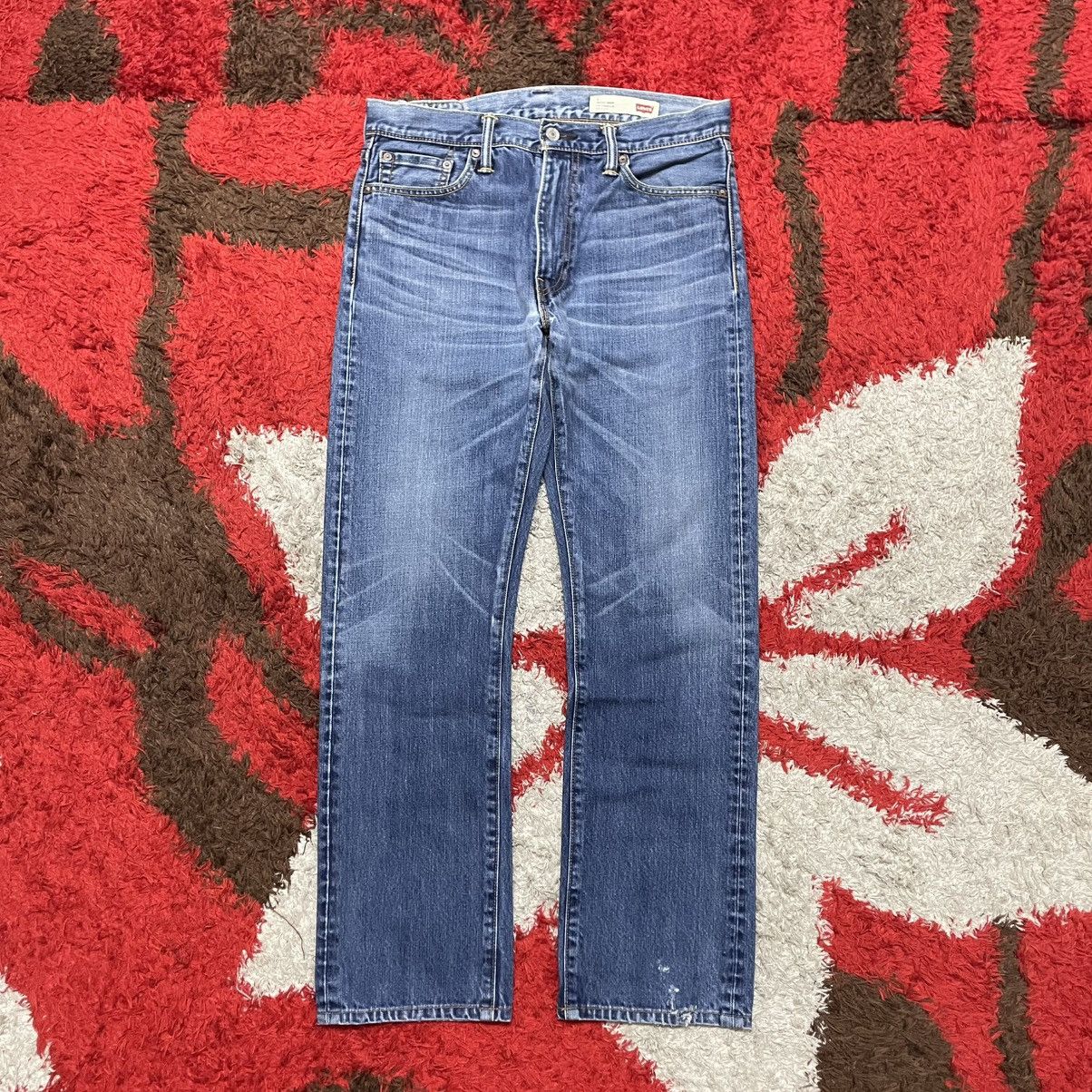 Levi's Vintage Clothing 🔥Vintage Levis 513 Stoned Washed Distress Denim Jeans Size US 32 / EU 48 - 1 Thumbnail