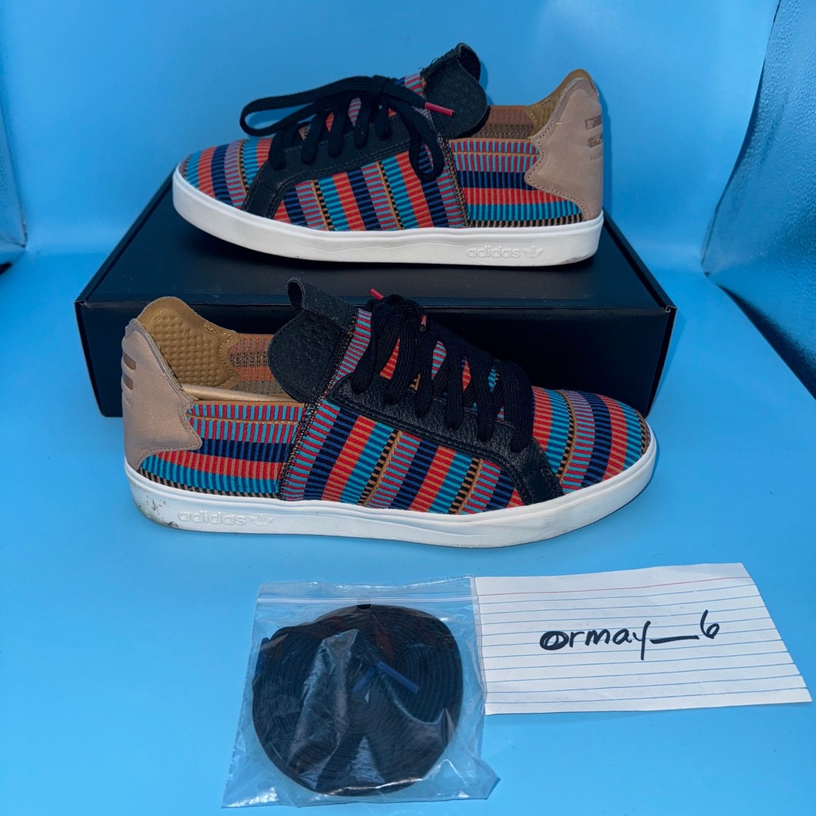 Adidas × Pharrell adidas Pharrell x Elastic Lace Up "Pink Beach" m8 w9.5 Size US 8 / EU 41 - 3 Thumbnail