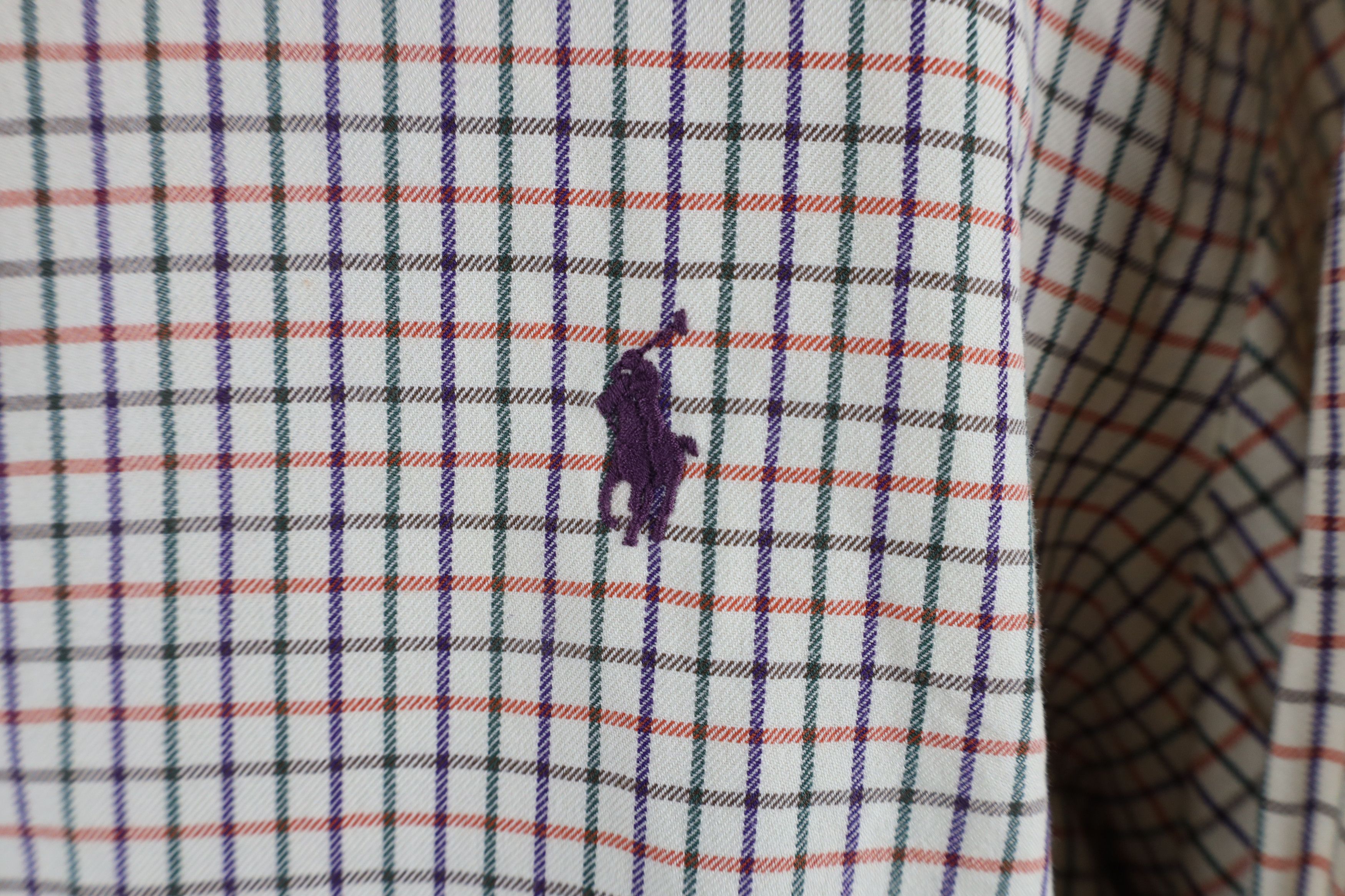 Polo Ralph Lauren Vintage 90s Ralph Lauren Fit Flannel Button Down Shirt Plaid Size US L / EU 52-54 / 3 - 4 Thumbnail