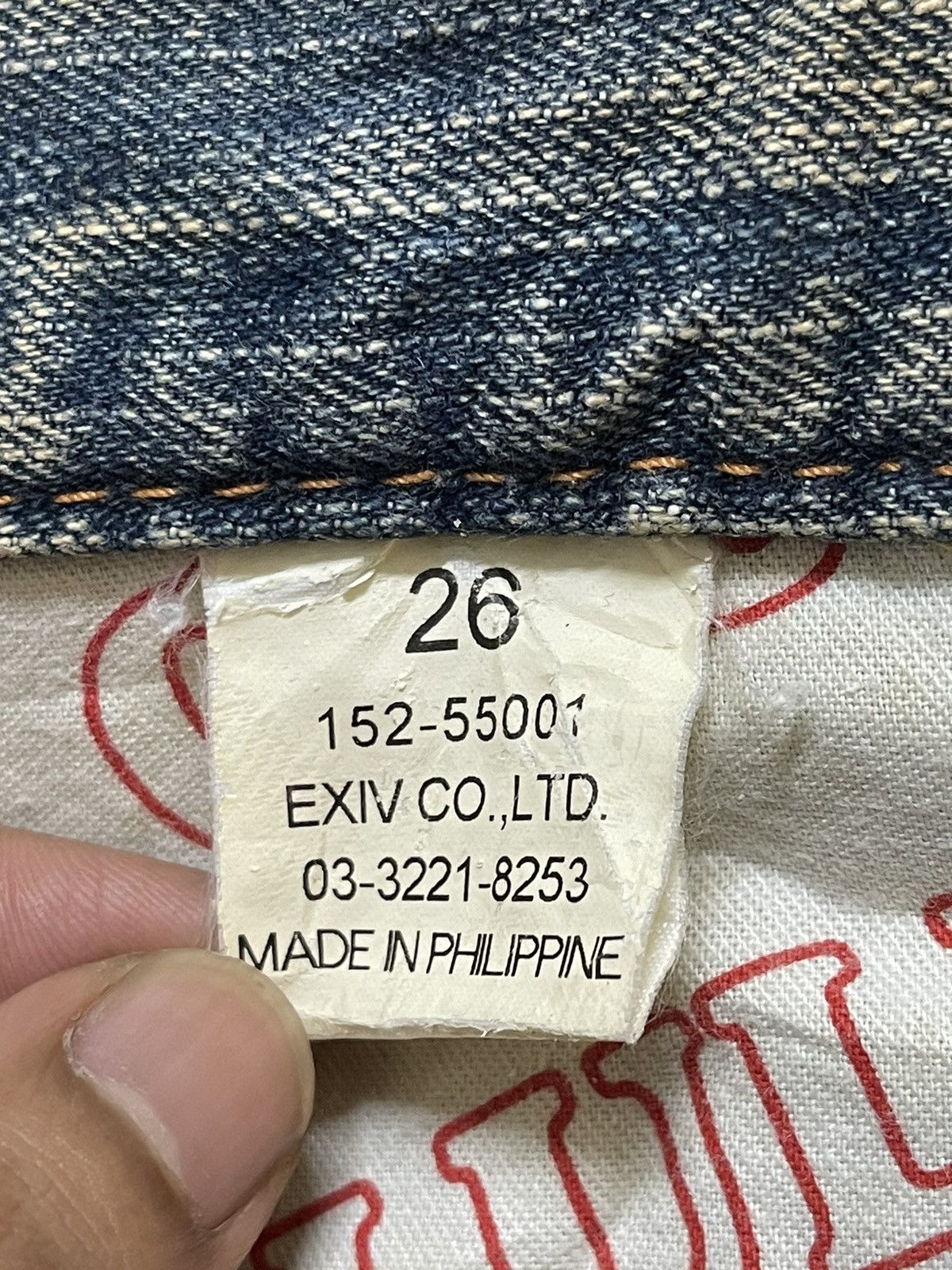 Hysteric Glamour Vintage Japanese Brand Mud Style Wash Distress Loose Jeans Size US 30 / EU 46 - 9 Thumbnail