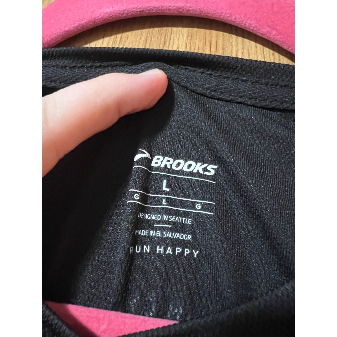 Brooks Brooks Running Black Long Sleeve Top With Business Logo Woma Size L / US 10 / IT 46 - 4 Thumbnail
