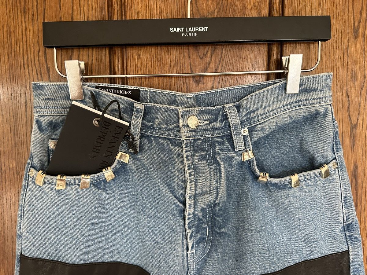 Enfants Riches Deprimes Enfants Riches Déprimés leather denim carpenter denim jeans Size US 28 / EU 44 - 4 Thumbnail