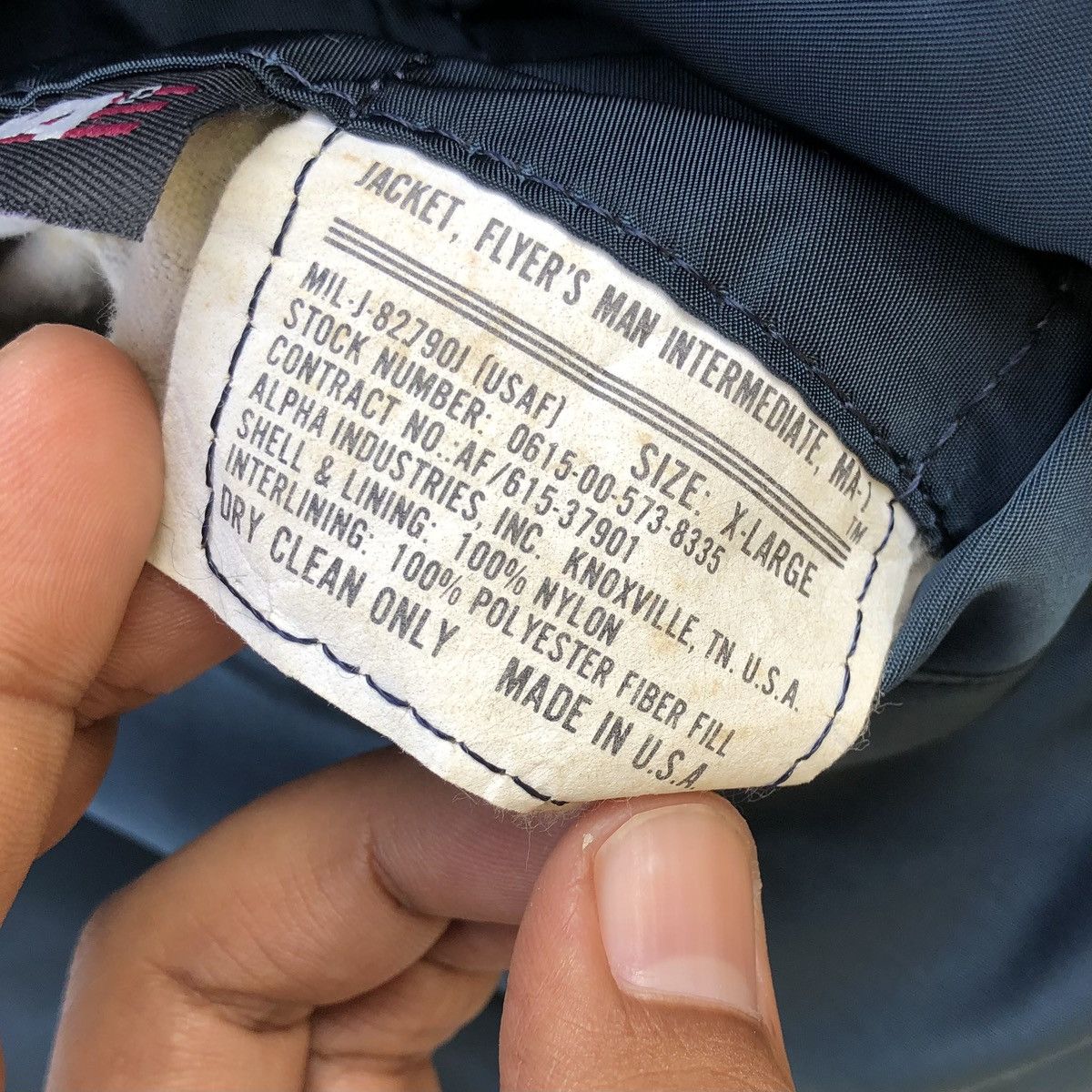 VTG Alpha Industries MA-1 (USAF) Flyer's Intermediate Jacket