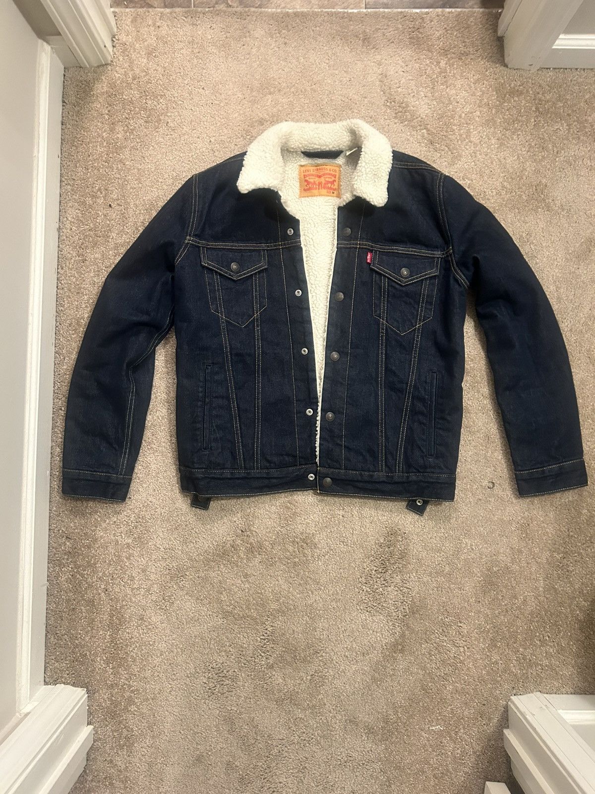 Levi's × Vintage Levi Sherpa Lined Denim, Jean Jacket. Size US M / EU 48-50 / 2 - 1 Thumbnail