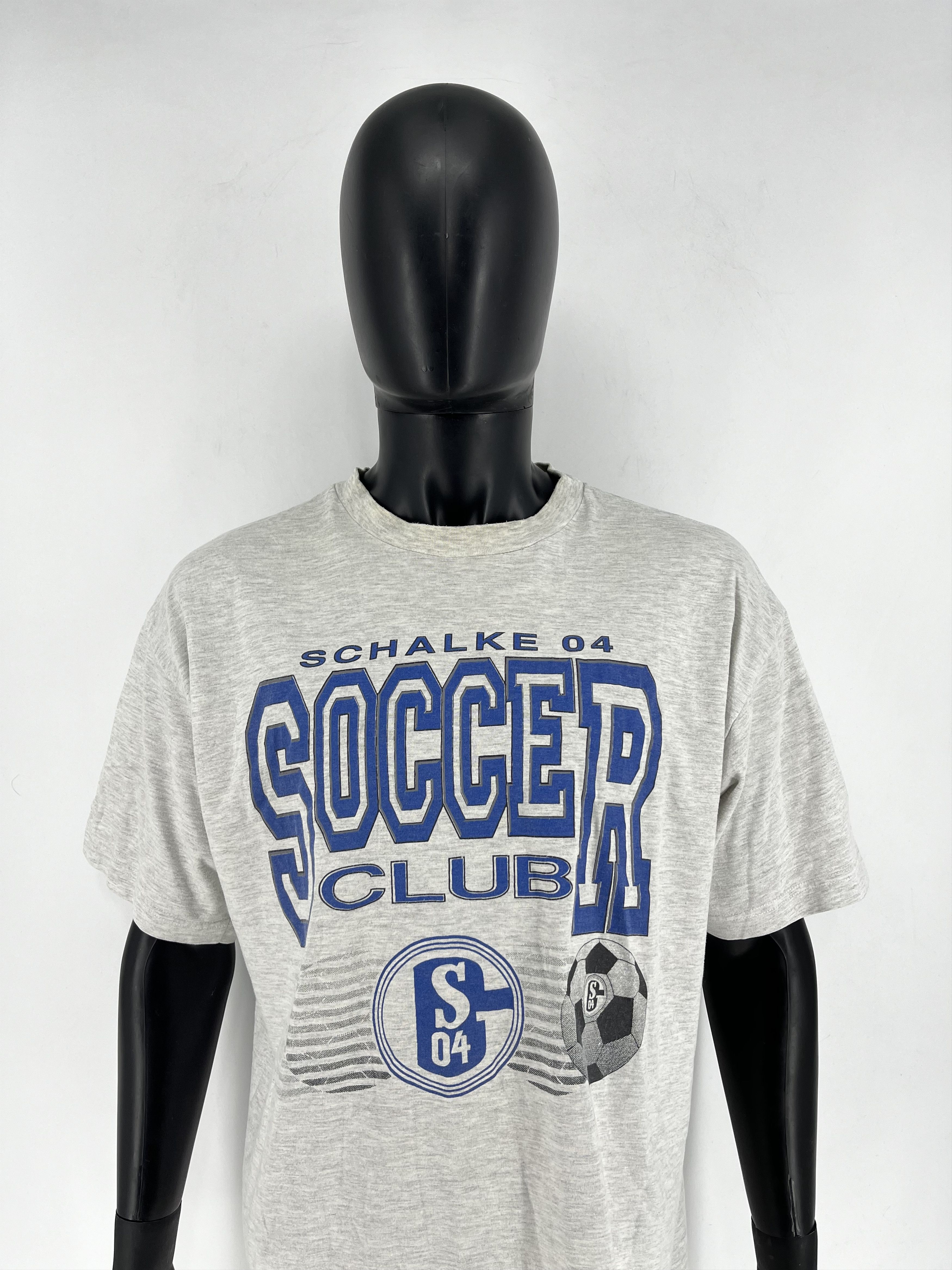 Vintage Mens Vintage Y2K T Shirt Schalke 04 Size XL Soccer Size US XL / EU 56 / 4 - 1 Thumbnail