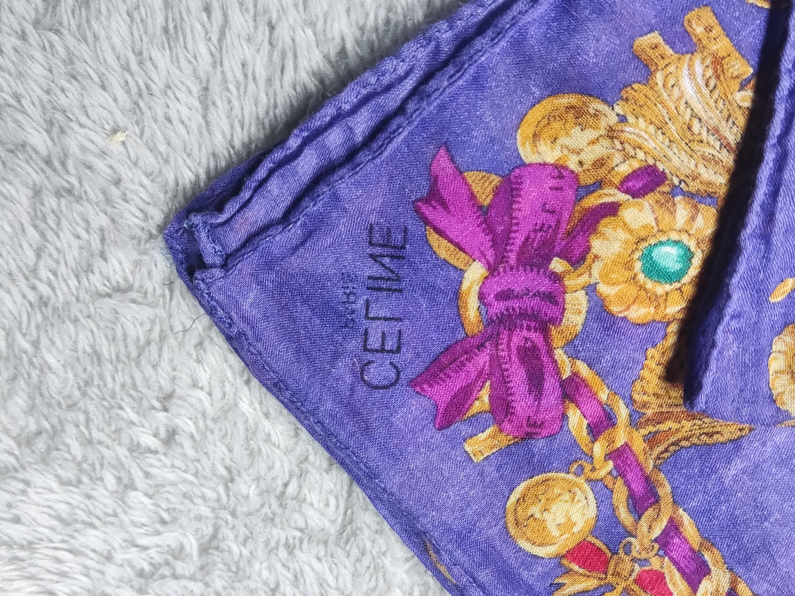 Celine Vintage CELINE Paris Handkerchief Luxury Designer -2 Set Size ONE SIZE - 5 Thumbnail