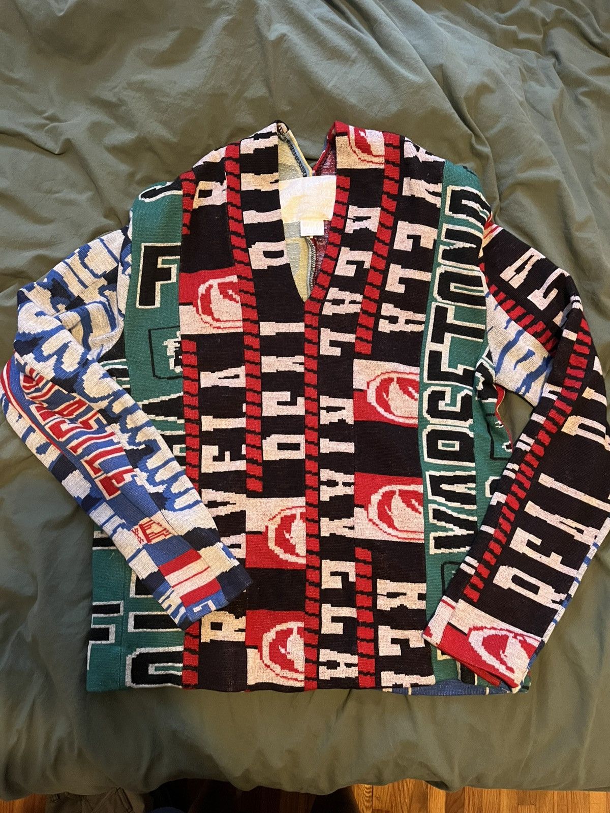 H&M × Maison Margiela Maison Margiela x H&M Supporter Scarf Sweater L Size US L / EU 52-54 / 3 - 1 Thumbnail
