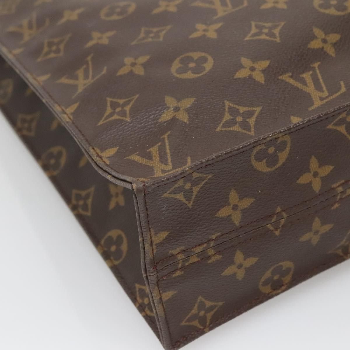 Louis Vuitton LOUIS VUITTON Monogram Sac Plat Hand Bag M51140 Size ONE SIZE - 8 Thumbnail