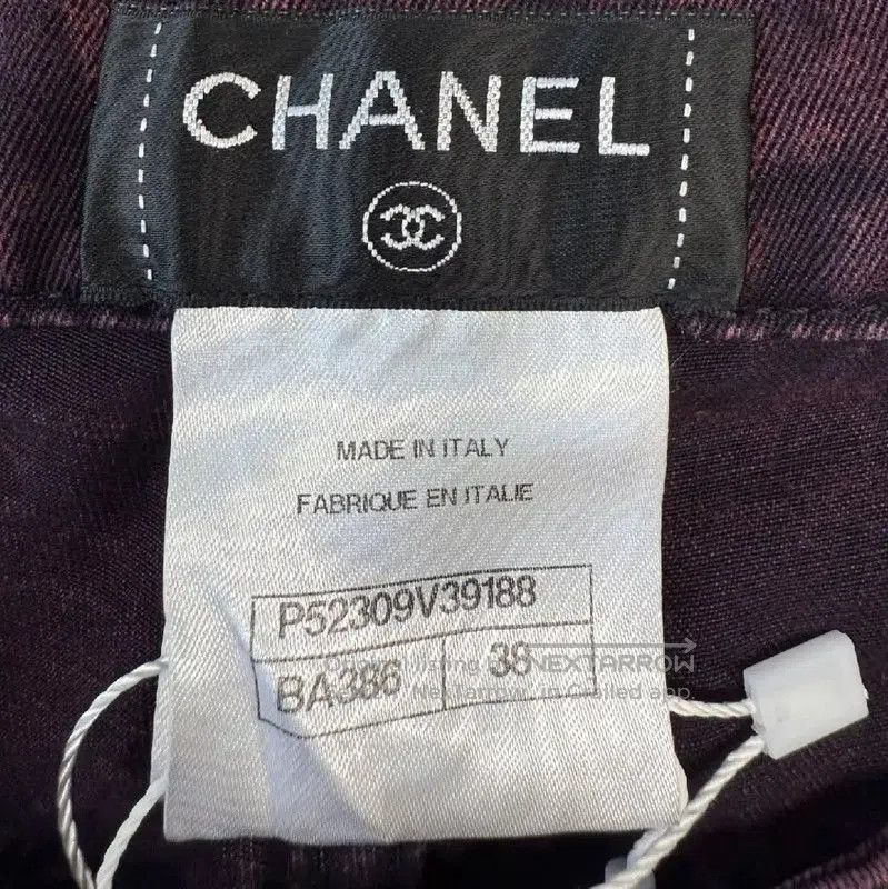 Chanel Chanel Purple Cotton Summer Jeans . Size 30" / US 8 / IT 44 - 3 Thumbnail