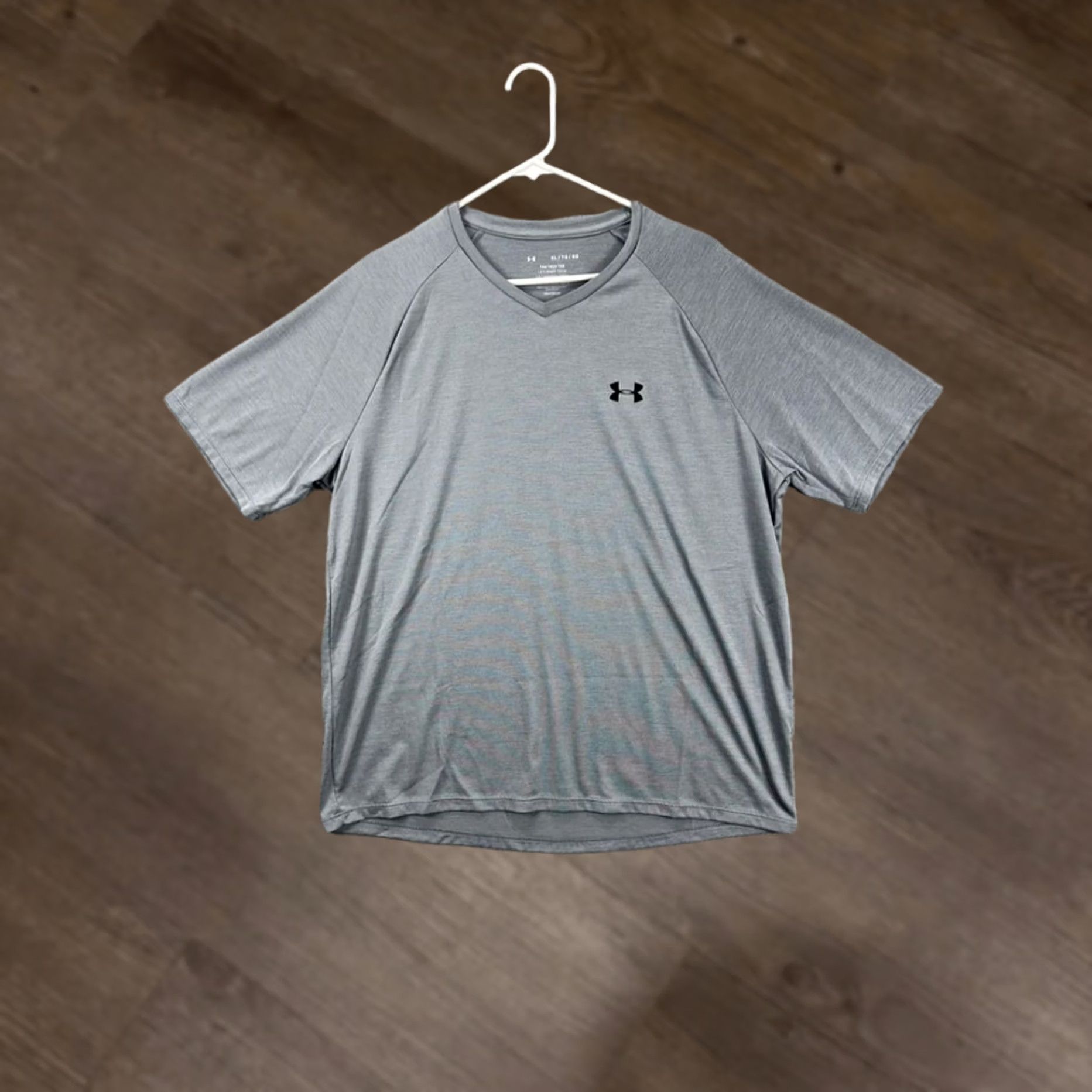 Under Armour Under Armour Shirt Men XL Grey HeatGear The Tech Tee T-Shirt Loose Logo Athletic Crew Neck Short Sleeve Cotton Blend Polyester Woman? Size US XL / EU 56 / 4 - 1 Thumbnail