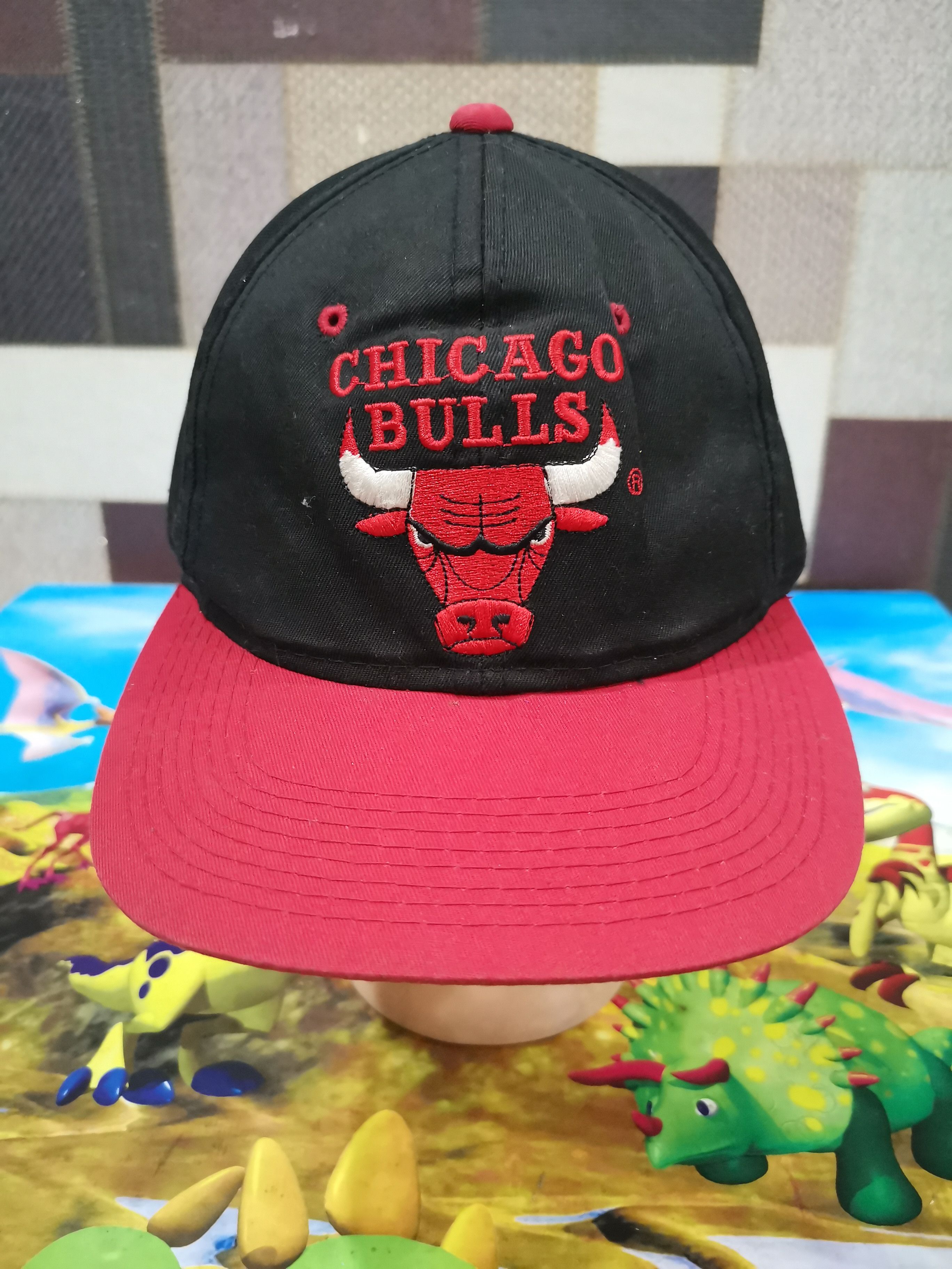 NBA × Vintage Vintage Chicago Bulls Hats Embroidery - By Official NBA Size ONE SIZE - 1 Thumbnail