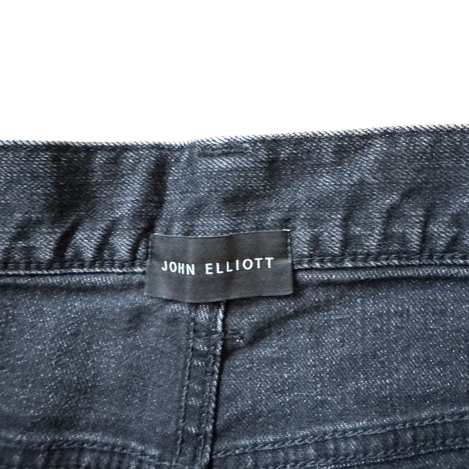John Elliott John Elliott Charcoal Grey Wash Skinny Distressed Jeans Size US 30 / EU 46 - 5 Thumbnail