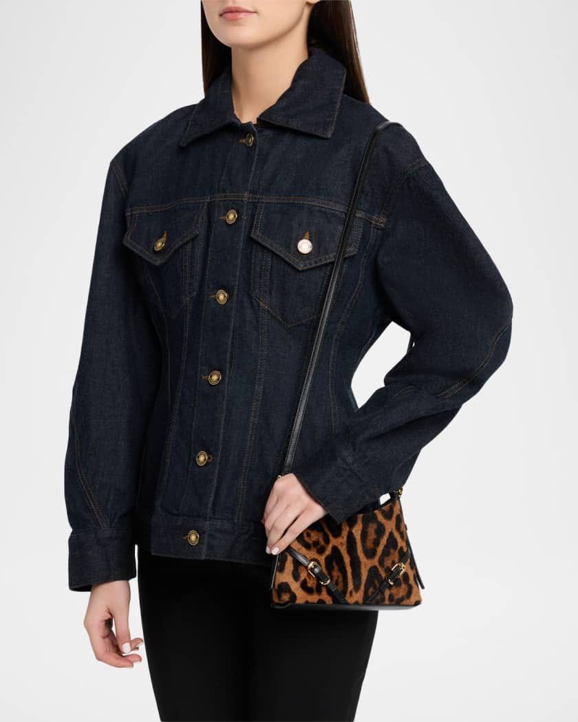 Givenchy os11x0726 Size: OS / Voyou Nano Leopard-Print Top-Handle Bag Size ONE SIZE - 3 Thumbnail