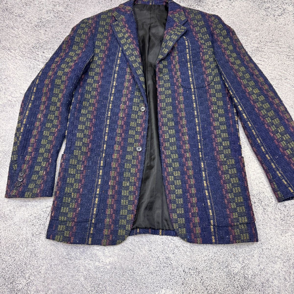 Other Michel Axel Paris 100% Lana Wool Mens Blazer Sport Coat 50R Size 50R - 2 Thumbnail