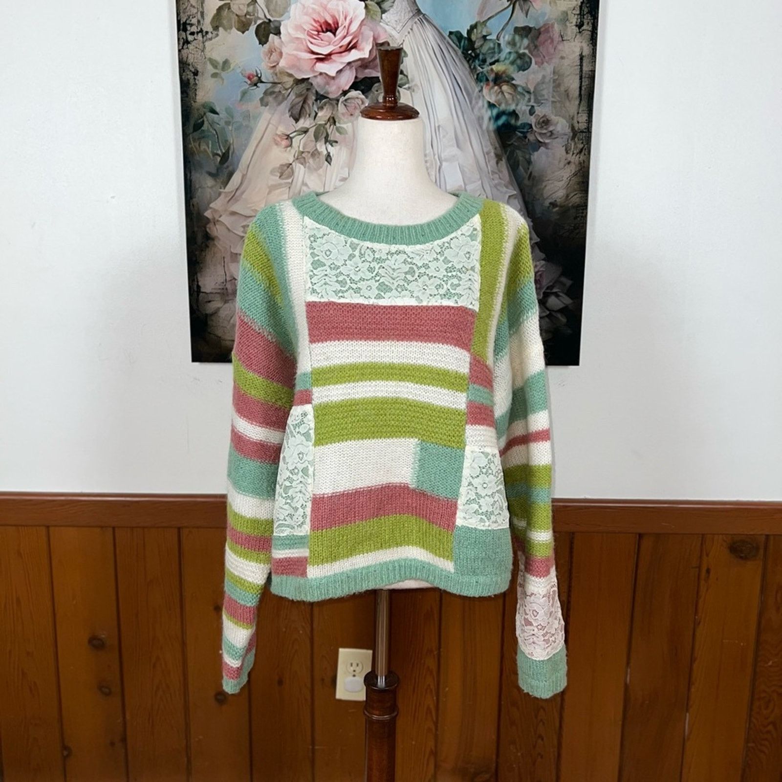Other Gorgeous Sundance Mohair Mixed Media Sweater! Size XL / US 12-14 / IT 48-50 - 2 Thumbnail