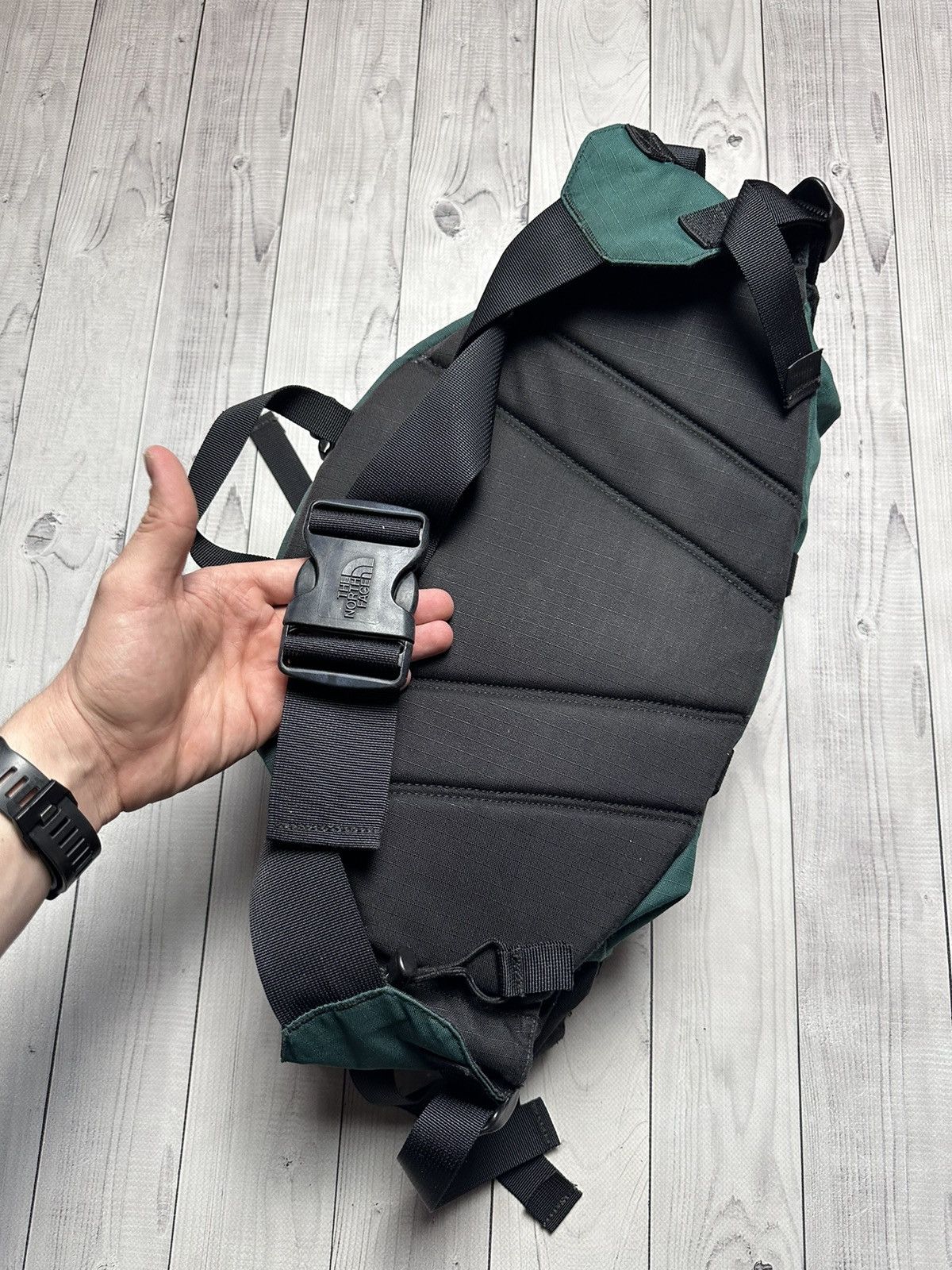 The North Face Vintage The north face bag green rare Size ONE SIZE - 7 Thumbnail