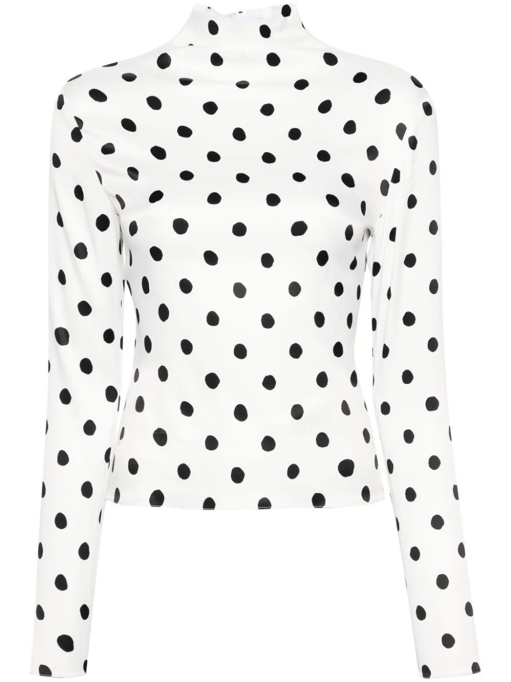 Marni o1w1db10824 Stain Blouse in Black/White Size XS / US 0-2 / IT 36-38 - 1 Thumbnail