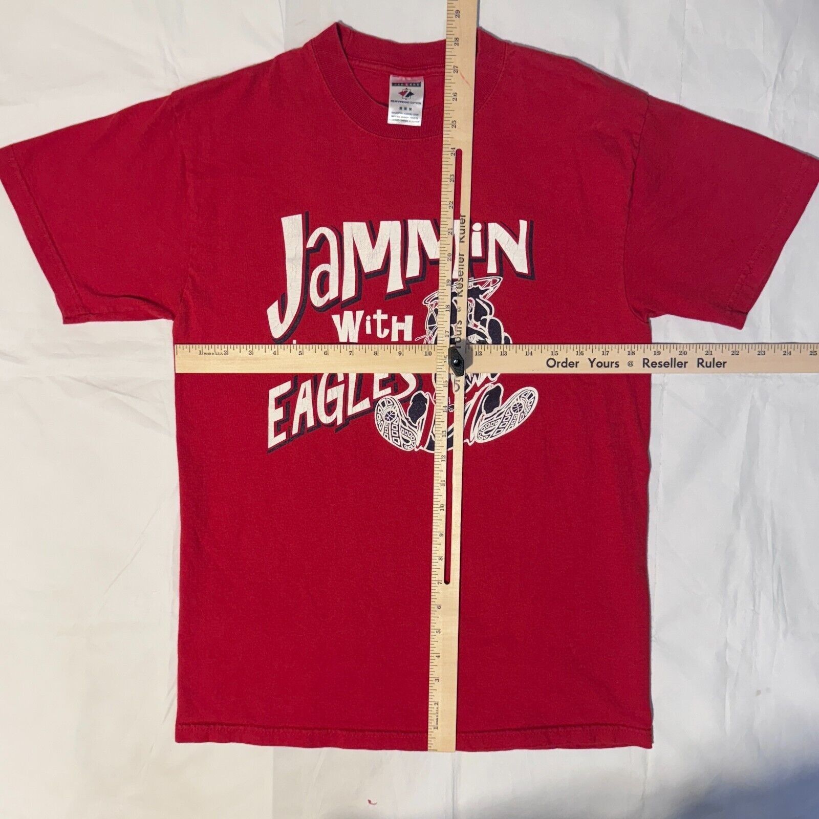 Jerzees Vintage Jammin With The Eagles College Basketball Mascot 90s Size US M / EU 48-50 / 2 - 4 Thumbnail
