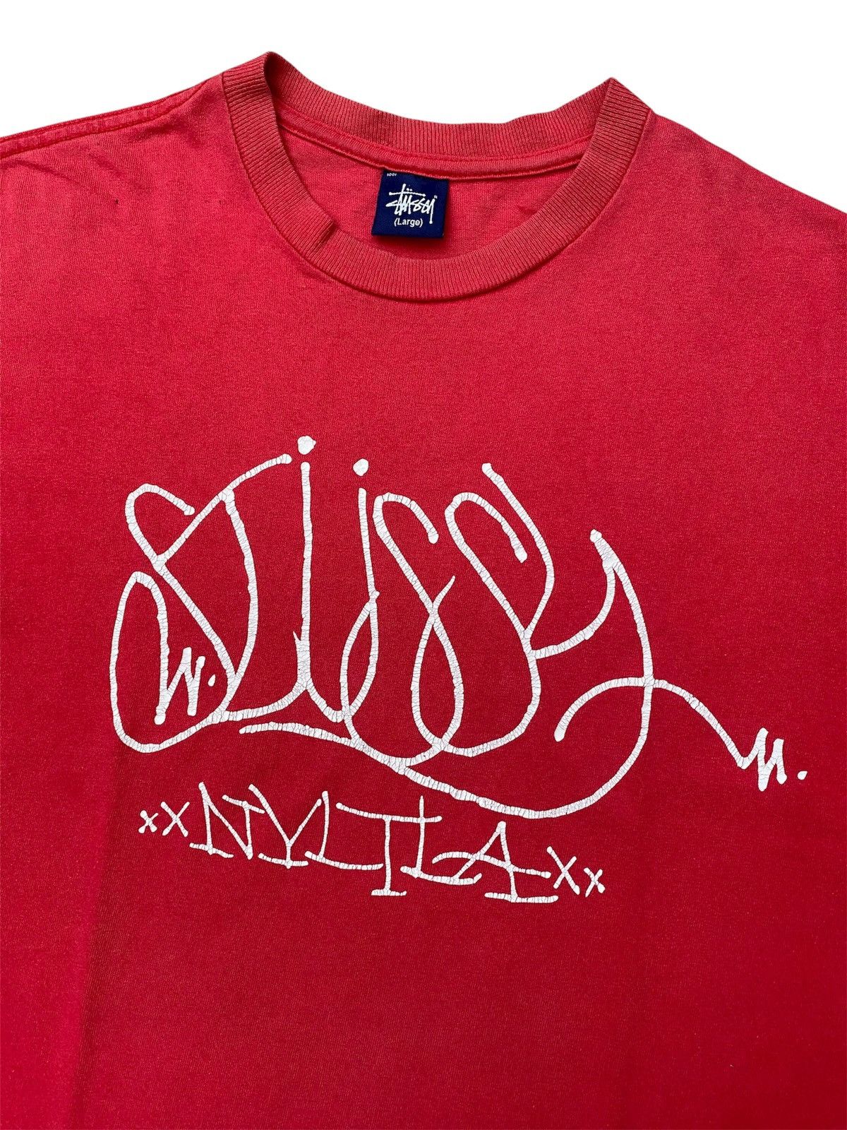 Stussy Vintage Stussy Graffiti Tee Size US L / EU 52-54 / 3 - 3 Thumbnail