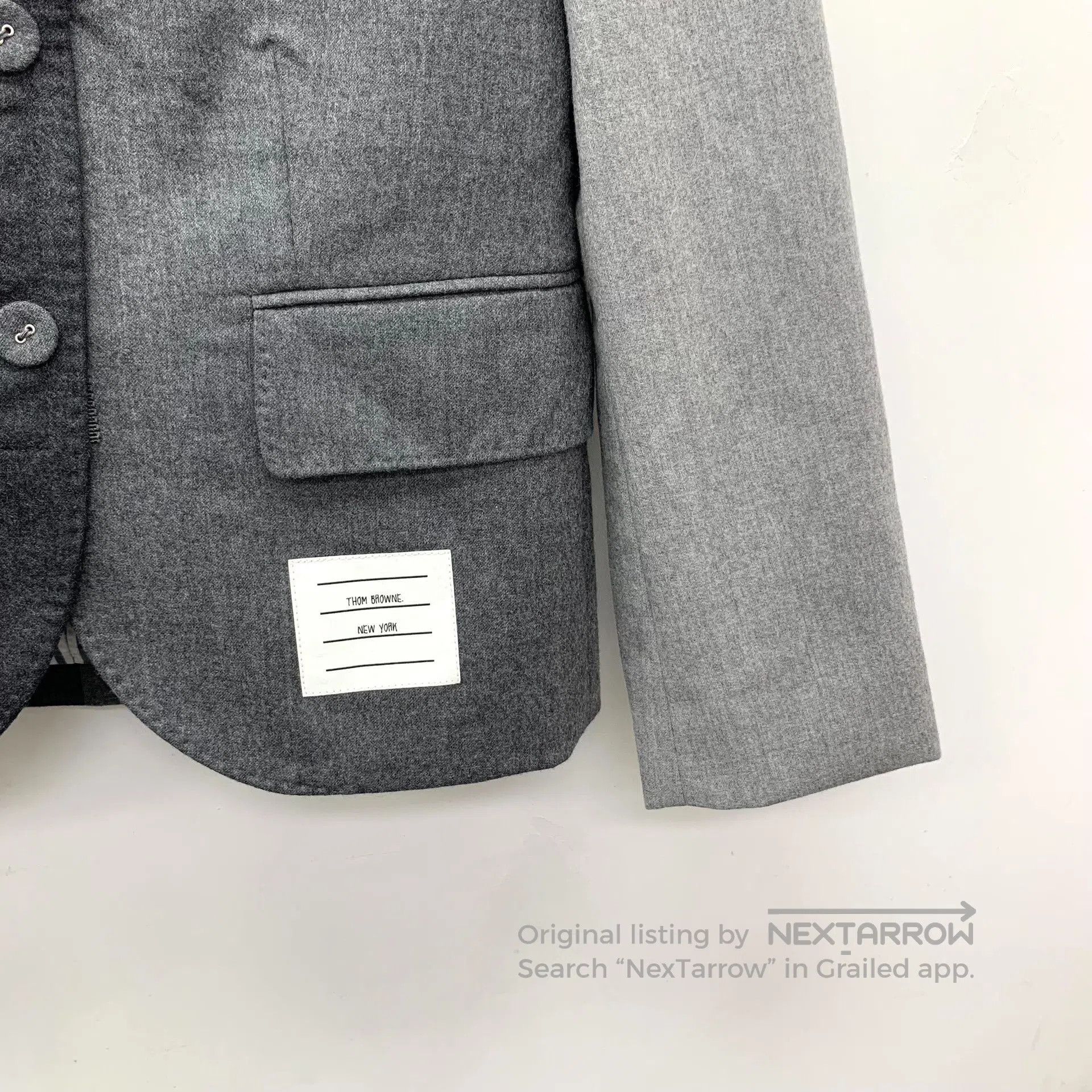 Thom Browne Thom Browne Colorblock Wool Lapel Blazer. Size US XS / EU 42 / 0 - 4 Thumbnail