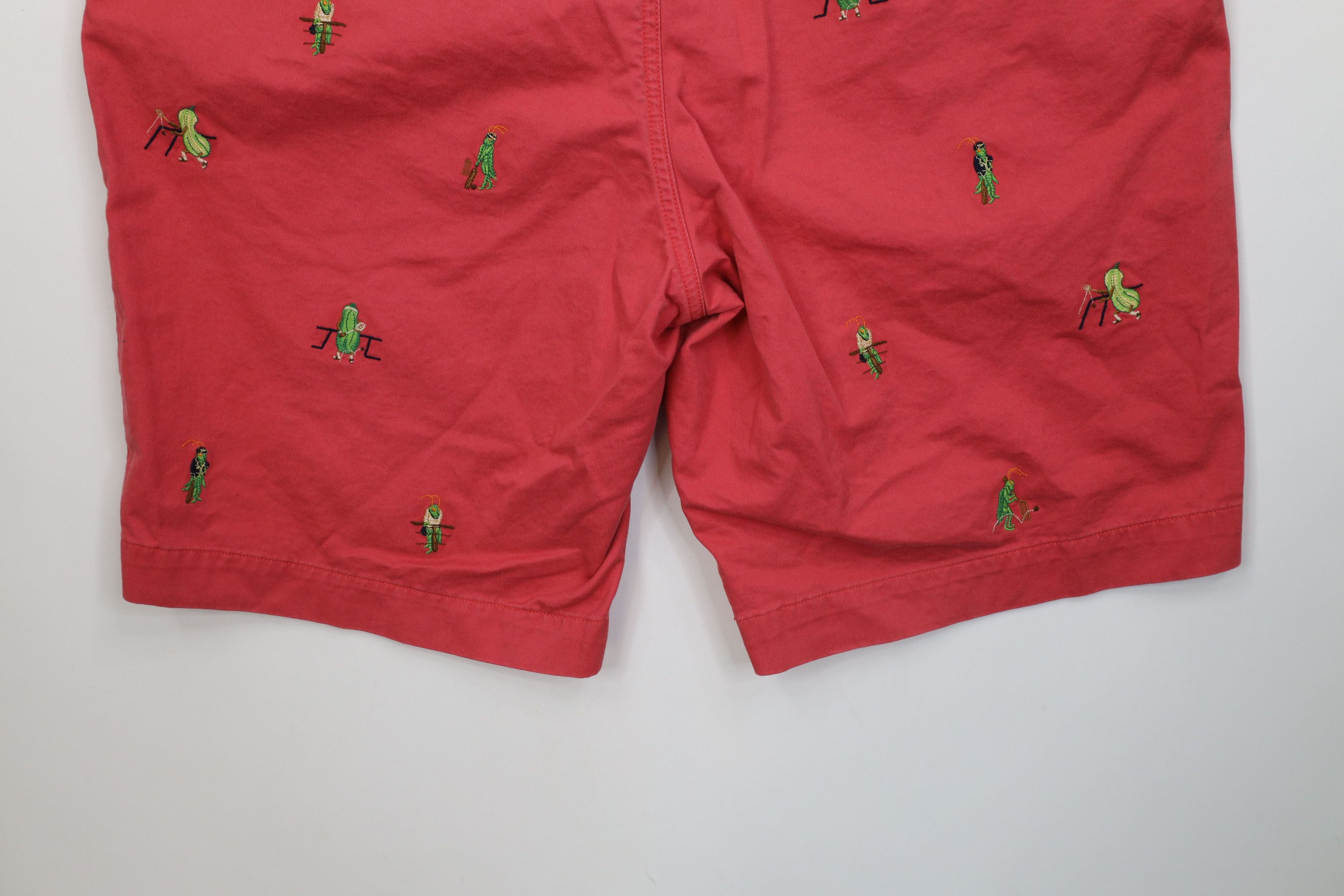 Polo Ralph Lauren Vintage Ralph Lauren Sports All Over Print Chino Shorts Red Size US 38 / EU 54 - 12 Thumbnail